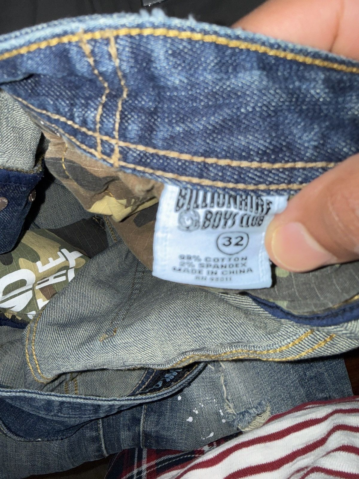 Billionaire Boys Club Billionaire Boys Club Distressed Jeans Size US 32 / EU 48 - 4 Thumbnail