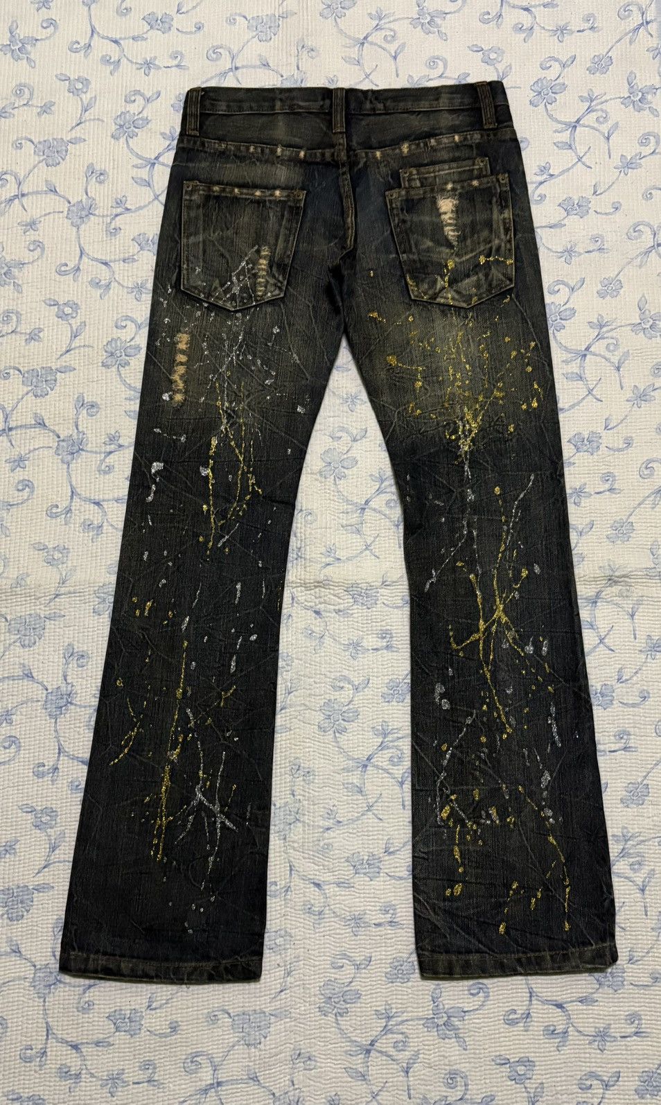 Other K.U.I Streetwear Jeans Flared Distressed Denim Size US 32 / EU 48 - 10 Thumbnail