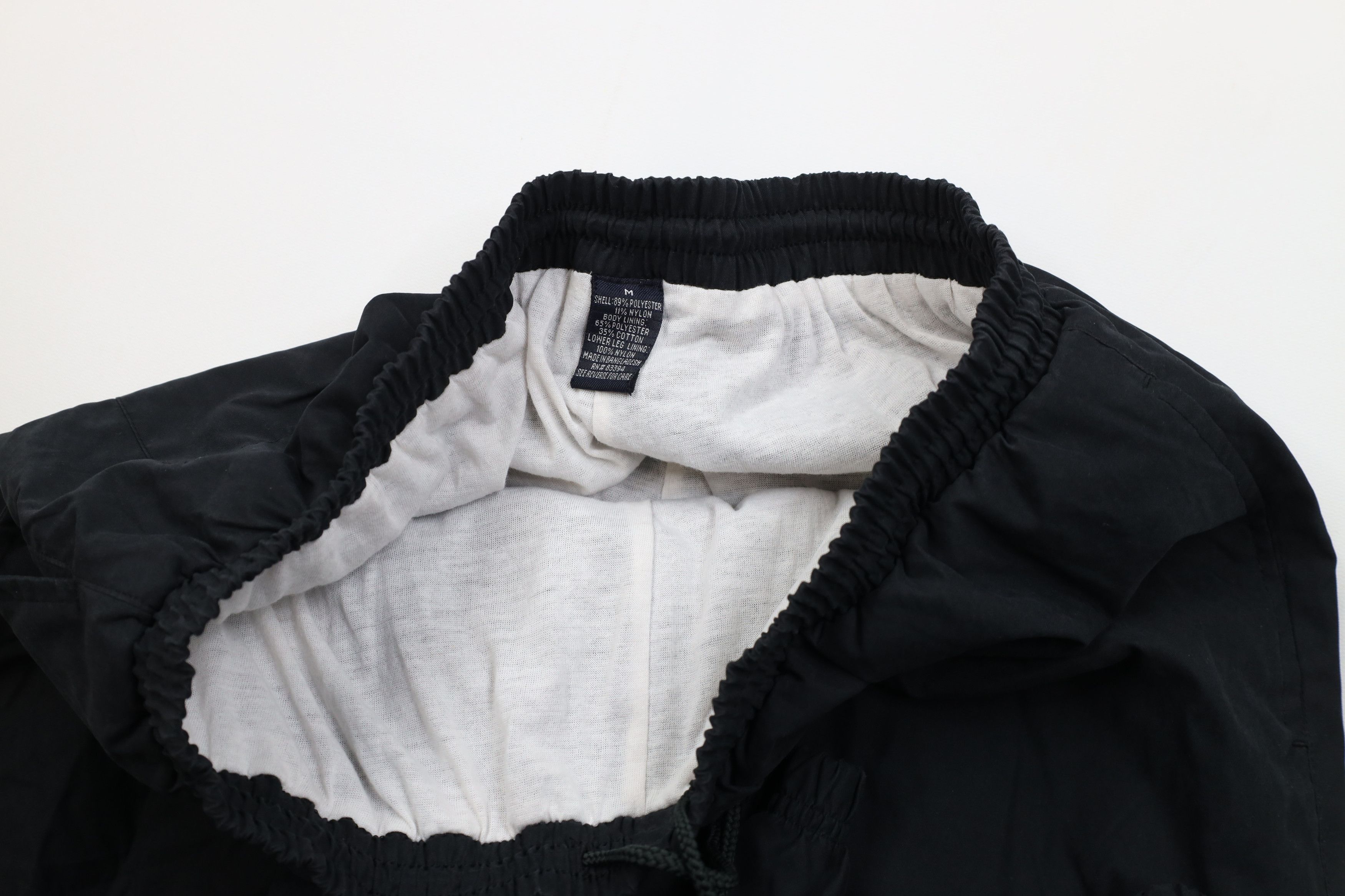Vintage Vintage 90s Streetwear Lined Microfiber Joggers Pants Black Size US 34 / EU 50 - 9 Thumbnail