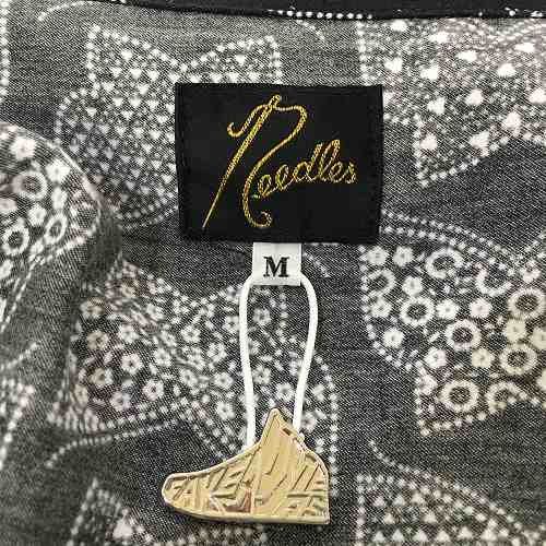 Needles Shirt Papillon pattern short sleeve Black Size US M / EU 48-50 / 2 - 4 Thumbnail