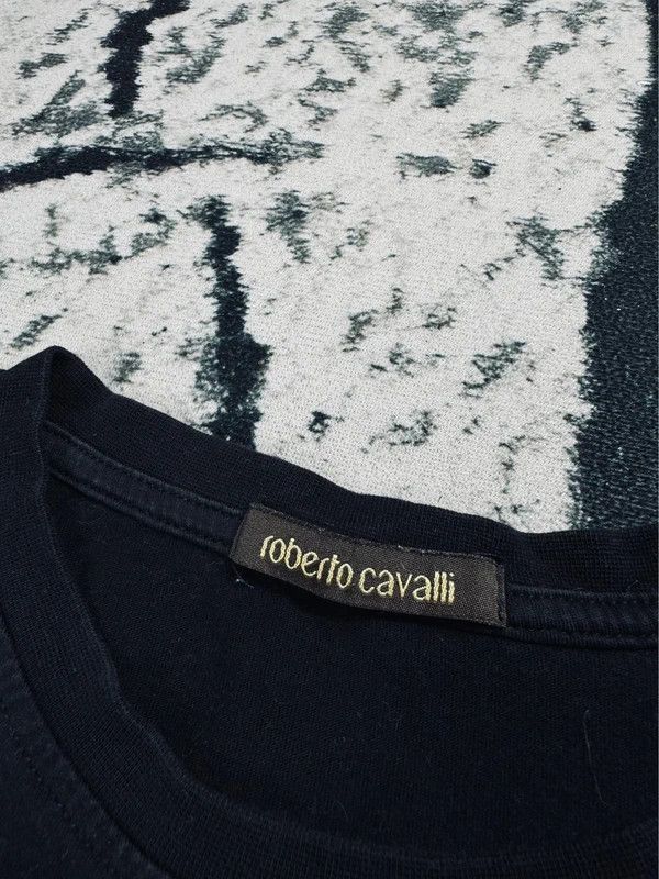 Roberto Cavalli Roberto Cavalli logo t-shirt black M Size US M / EU 48-50 / 2 - 4 Thumbnail