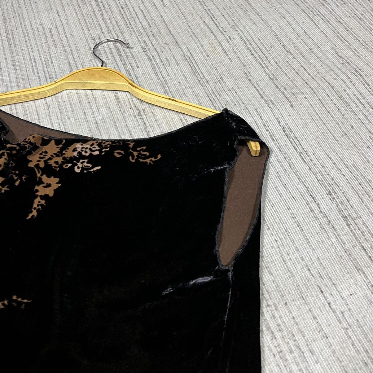 Japanese Brand × Le Grande Bleu (L.G.B.) × Morgan Homme Vintage Morgan De Toi Velvet Tank top Size S / US 4 / IT 40 - 9 Thumbnail
