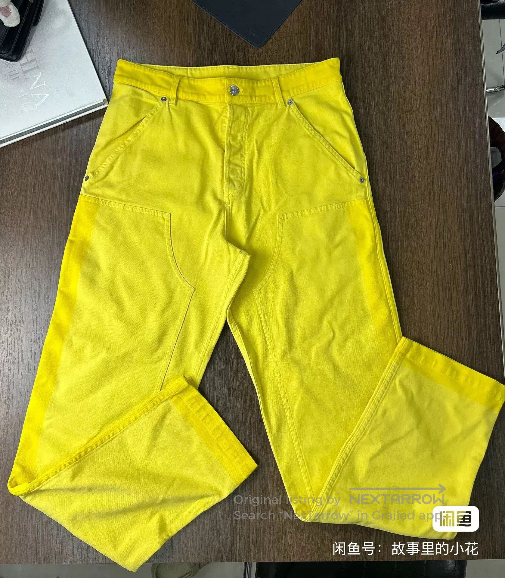 Dior Dior Yellow Cargo Pants. Size US 28 / EU 44 - 1 Thumbnail