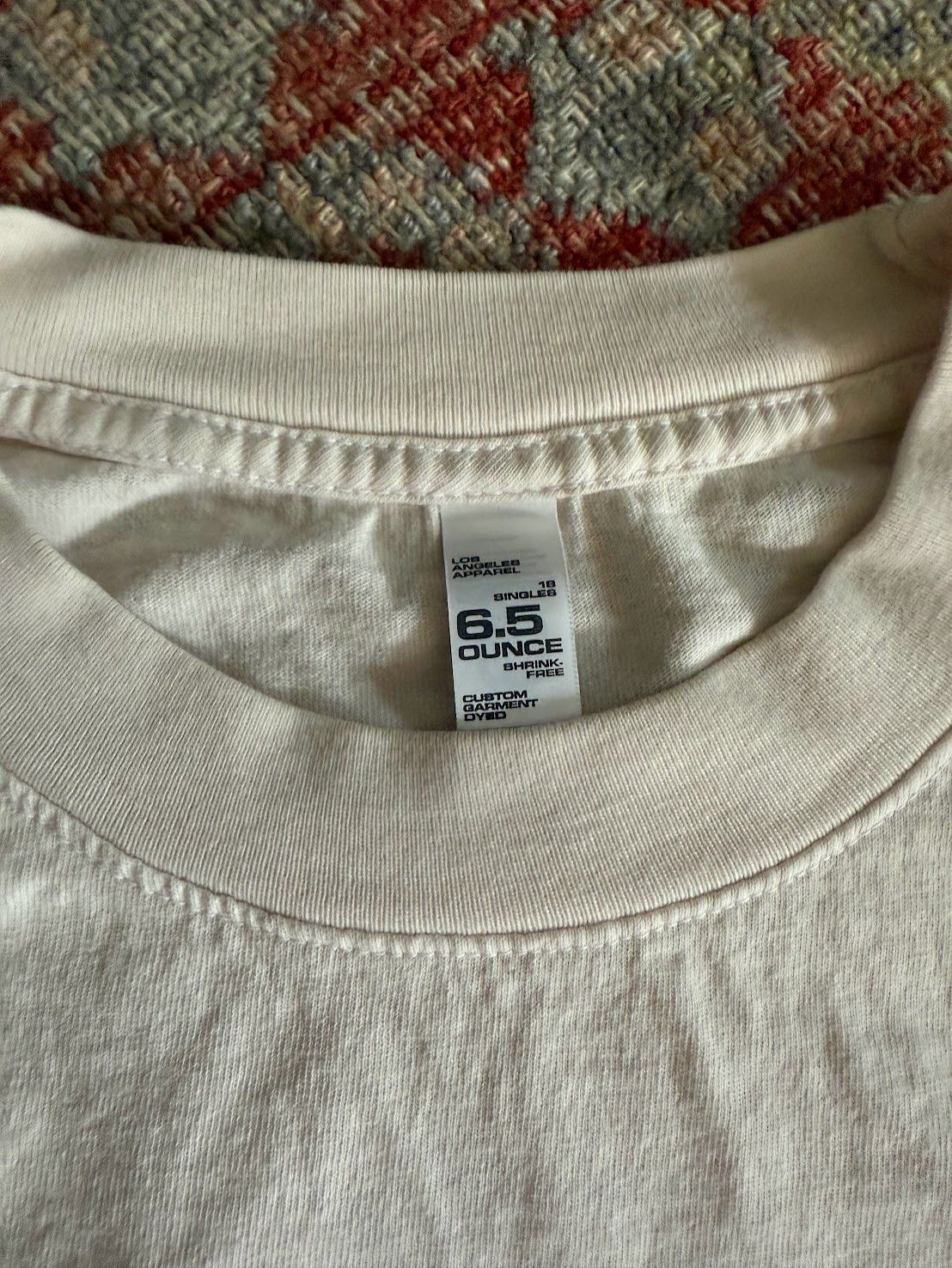 ALL CAPS STUDIO ACS x Blue In Green - The Lumumba Tee Peace & Love Creme Size US L / EU 52-54 / 3 - 3 Thumbnail