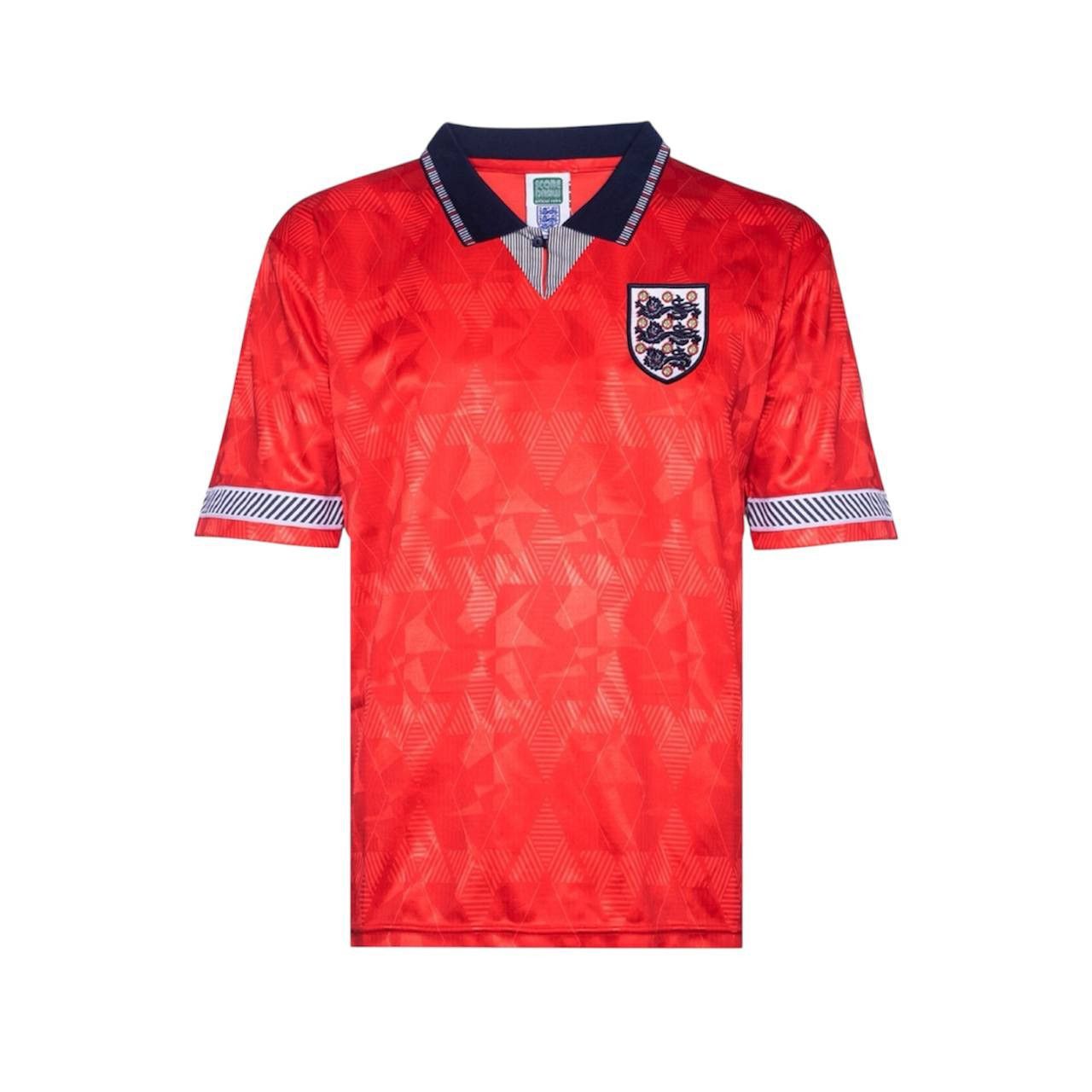 Sports Specialties 1990 ENGLAND TEAM RETRO REMAKE SOCCER JERSEY FOOTBALL SHIRT Size US XL / EU 56 / 4 - 1 Thumbnail
