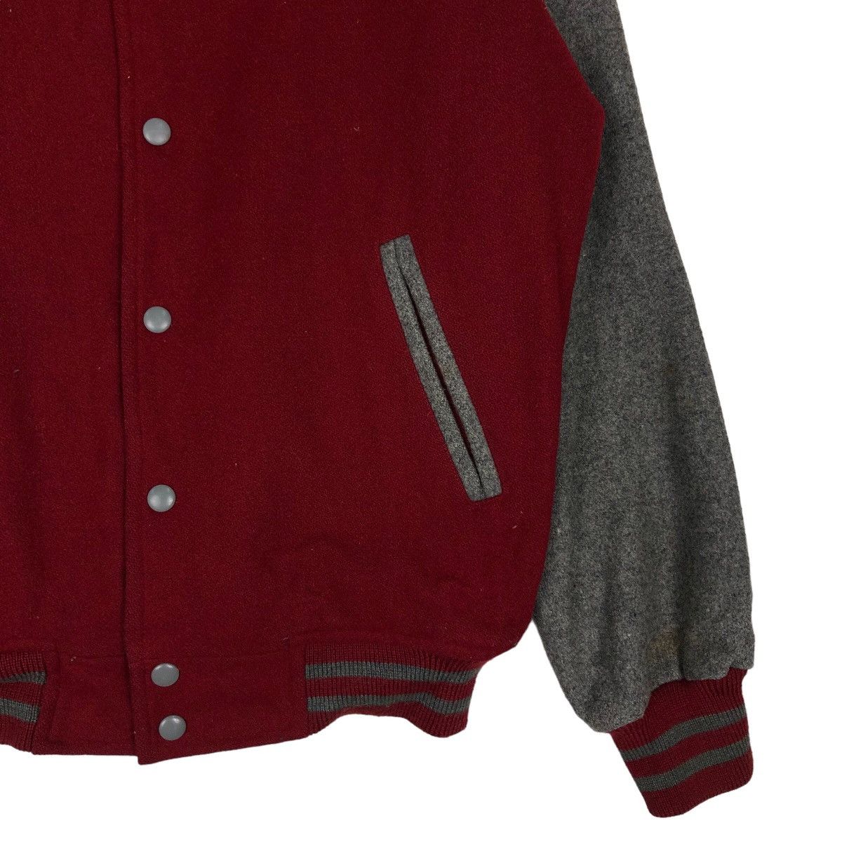 Japanese Brand 🔥Vtg Varsity Jacket Wool University Shop Issey Miyake Size US L / EU 52-54 / 3 - 5 Thumbnail