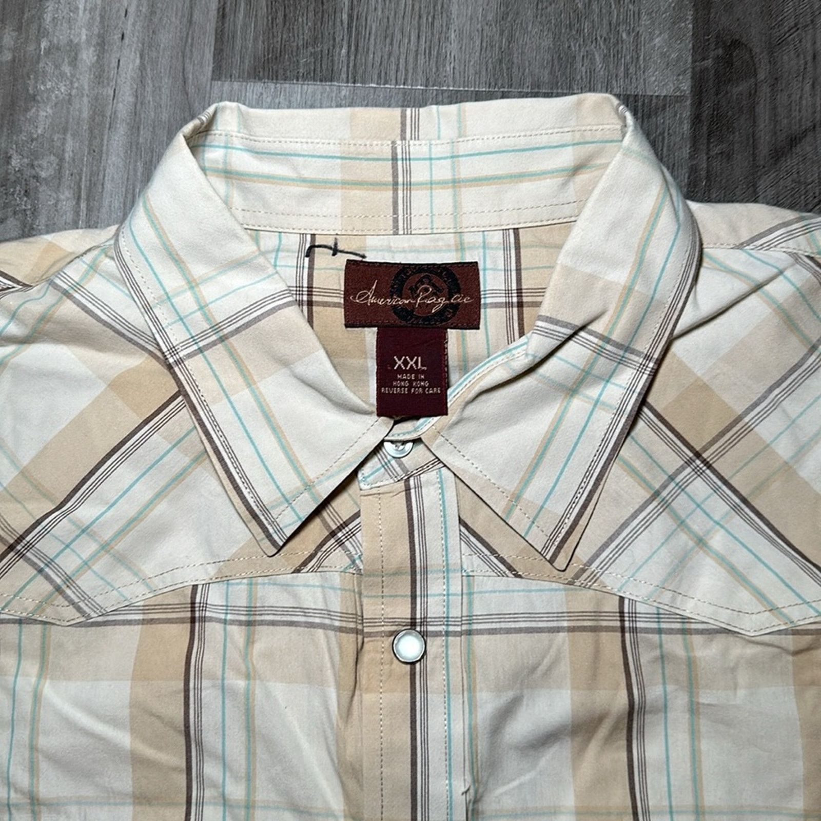 Other American Rag Cie Western Short Sleeve Pearl Snap - 2XL Size US XXL / EU 58 / 5 - 7 Thumbnail