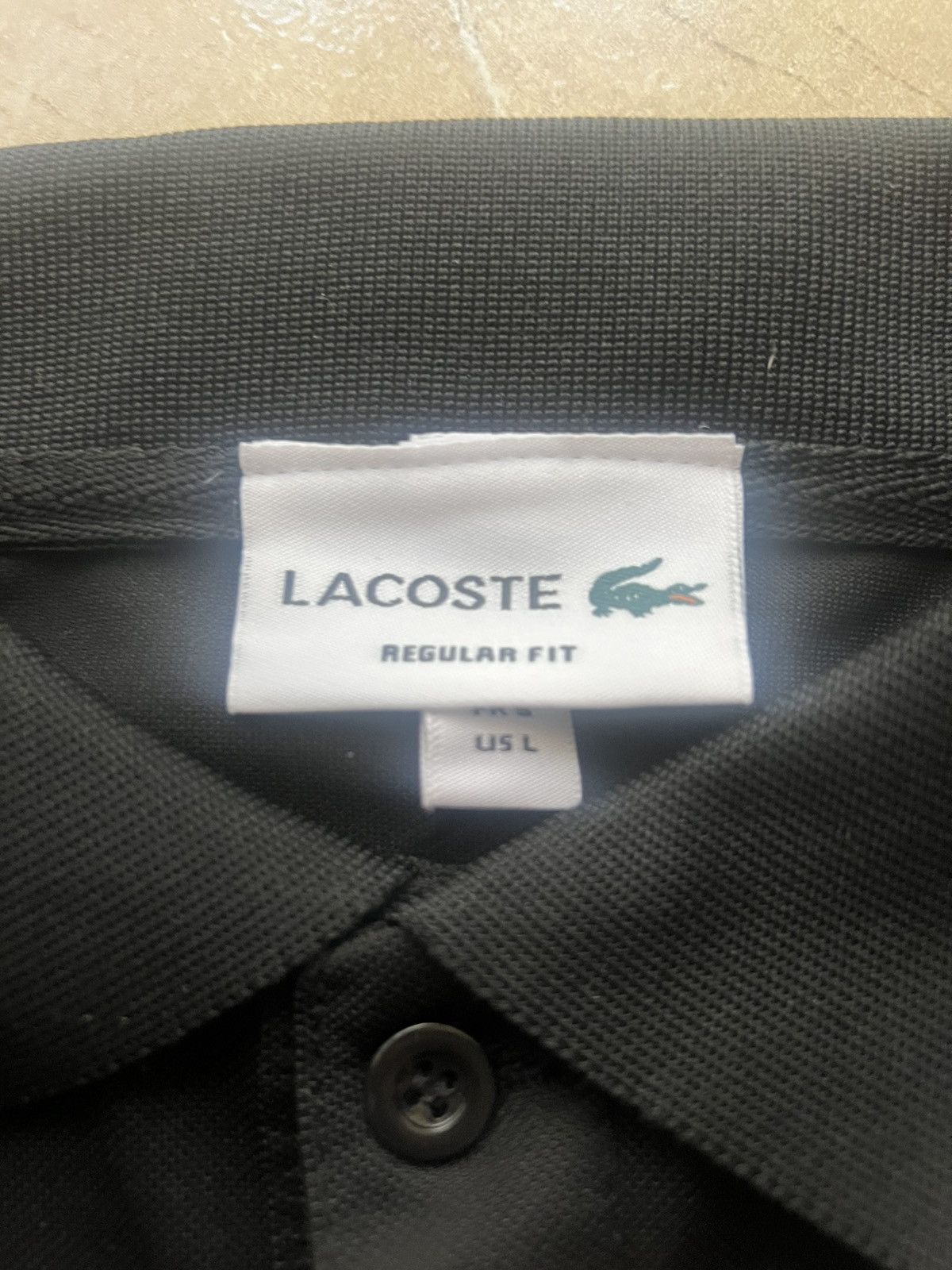 Lacoste Lacoste Black Polo Size US L / EU 52-54 / 3 - 4 Thumbnail