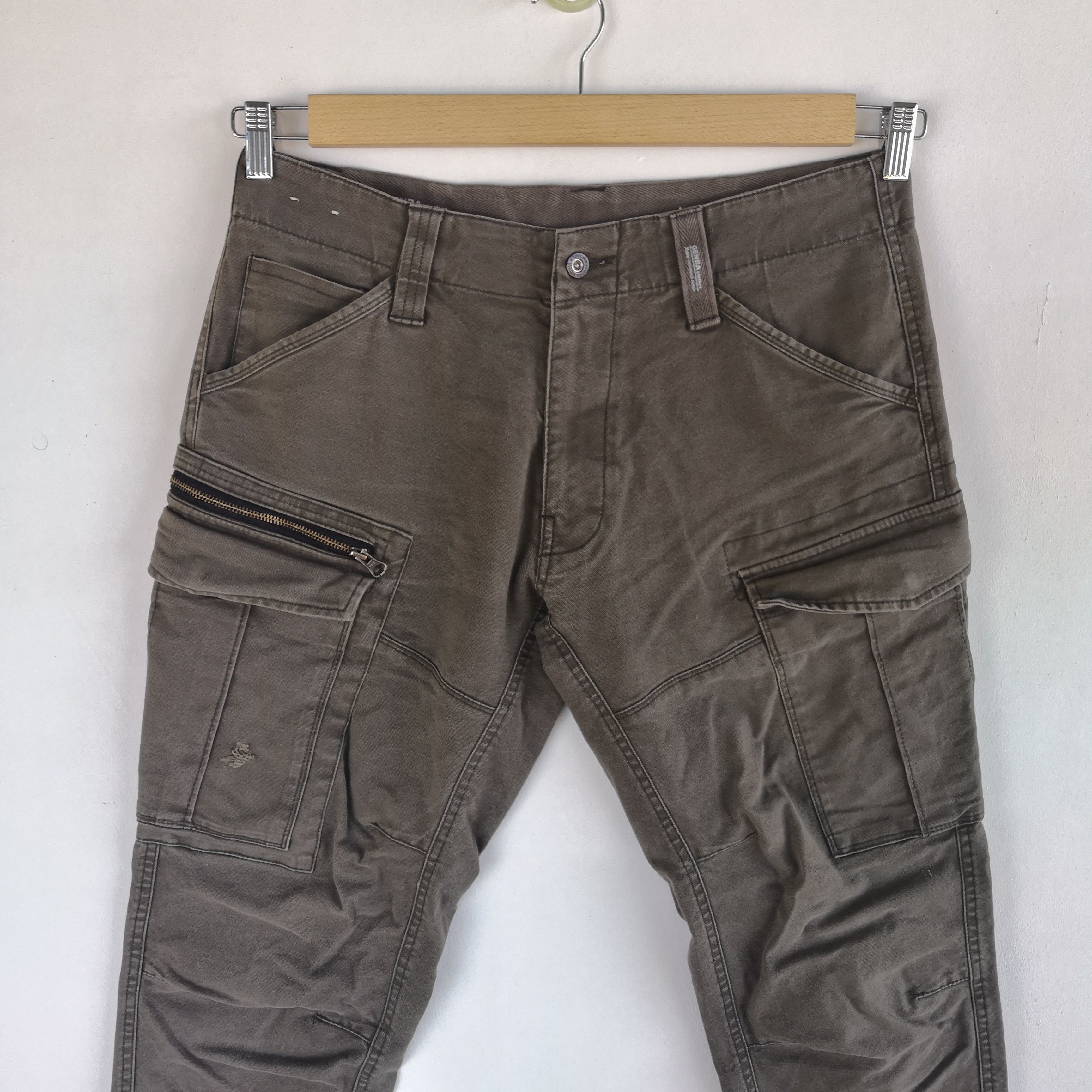Japanese Brand Vintage Japanese Cargo Pants Multi Pocket Utility Trousers Size US 34 / EU 50 - 3 Thumbnail