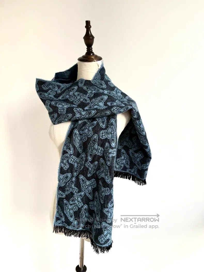 Vivienne Westwood Vivienne Westwood Black and Blue Double-Sided Full Print S Size ONE SIZE - 1 Thumbnail