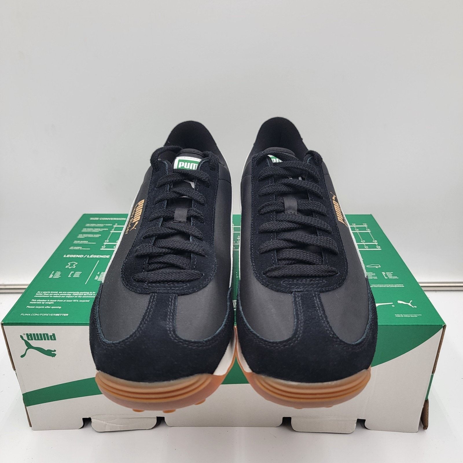 Puma Men PUMA Easy Rider Vintage Athletic Shoes Black/White Sz 12 Size US 12 / EU 45 - 3 Thumbnail