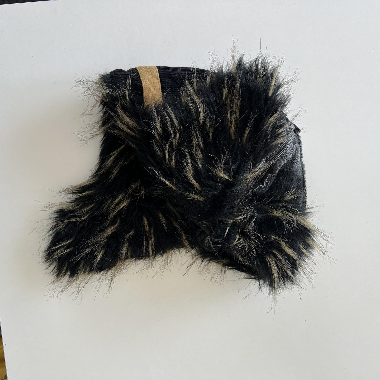 Vintage Ushanka Trapper Hat Furry Mohair Fuzzy Fur Hat Y2K Size ONE SIZE - 3 Thumbnail