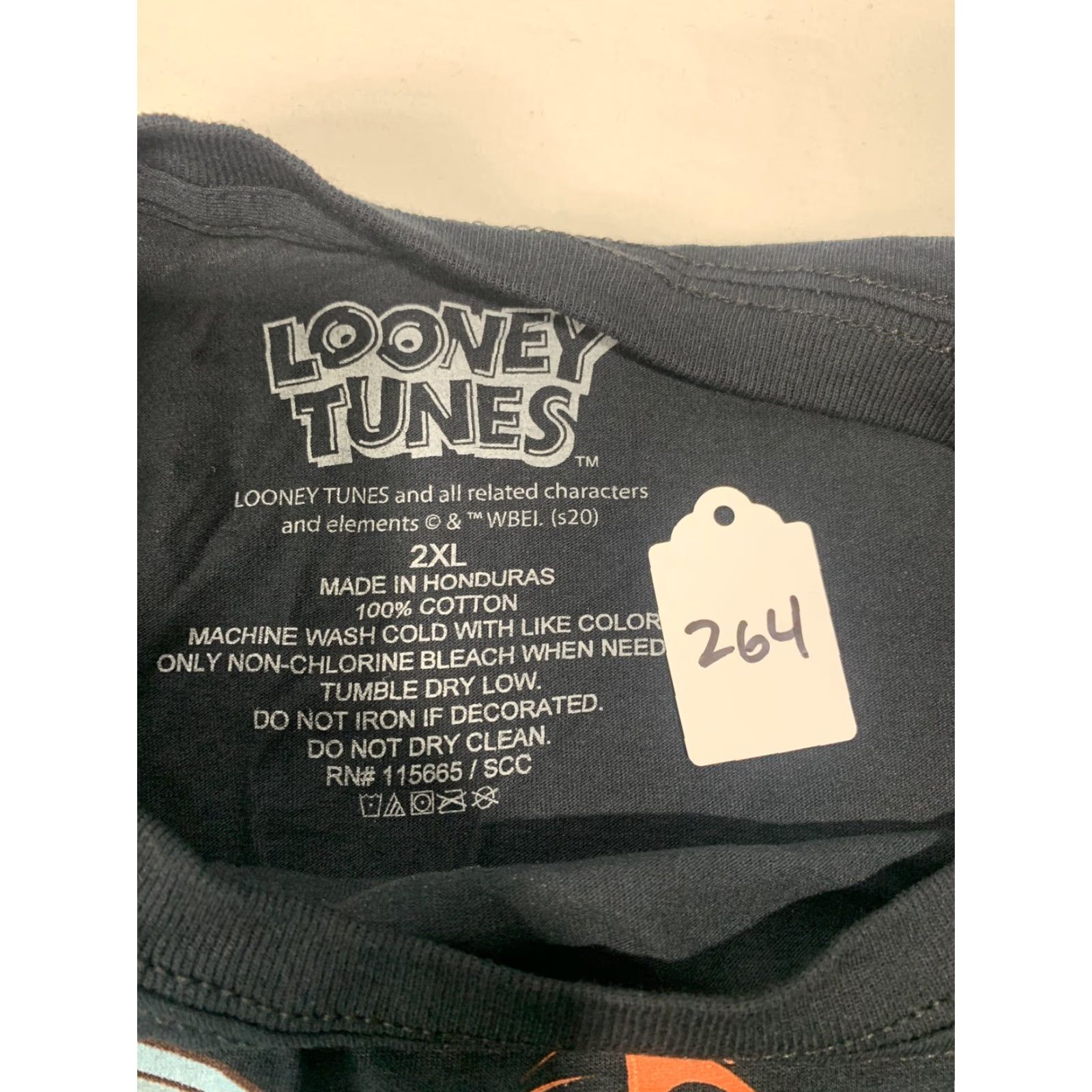 Vintage Looney Tunes Taz Life & Bugs Bunny Black 2XL #264 Shirt Mens 2XL Black Graphic Tee Size US XXL / EU 58 / 5 - 6 Thumbnail