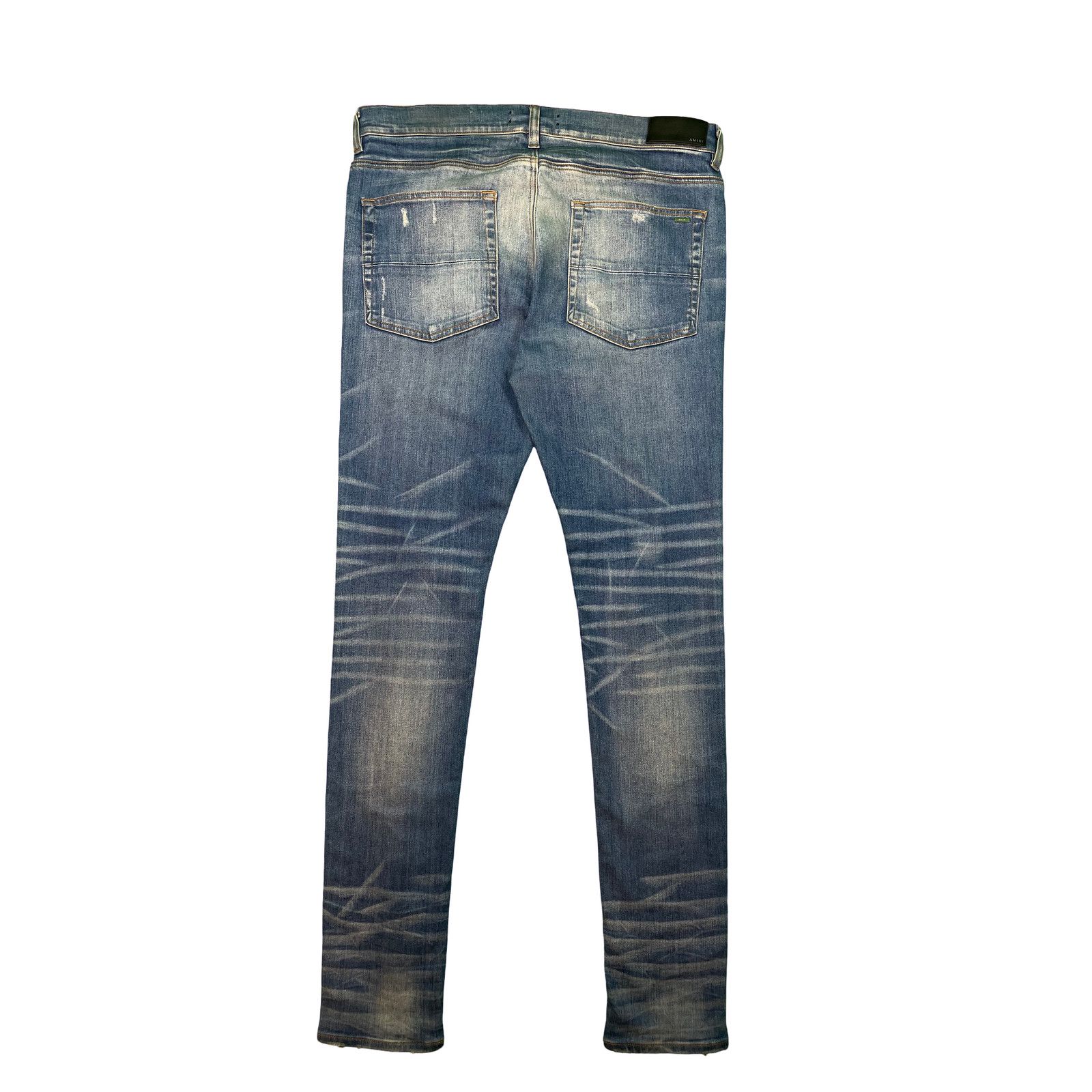 Amiri Amiri Thrasher Light Wash Plain Blue Jeans Size US 36 / EU 52 - 2 Thumbnail