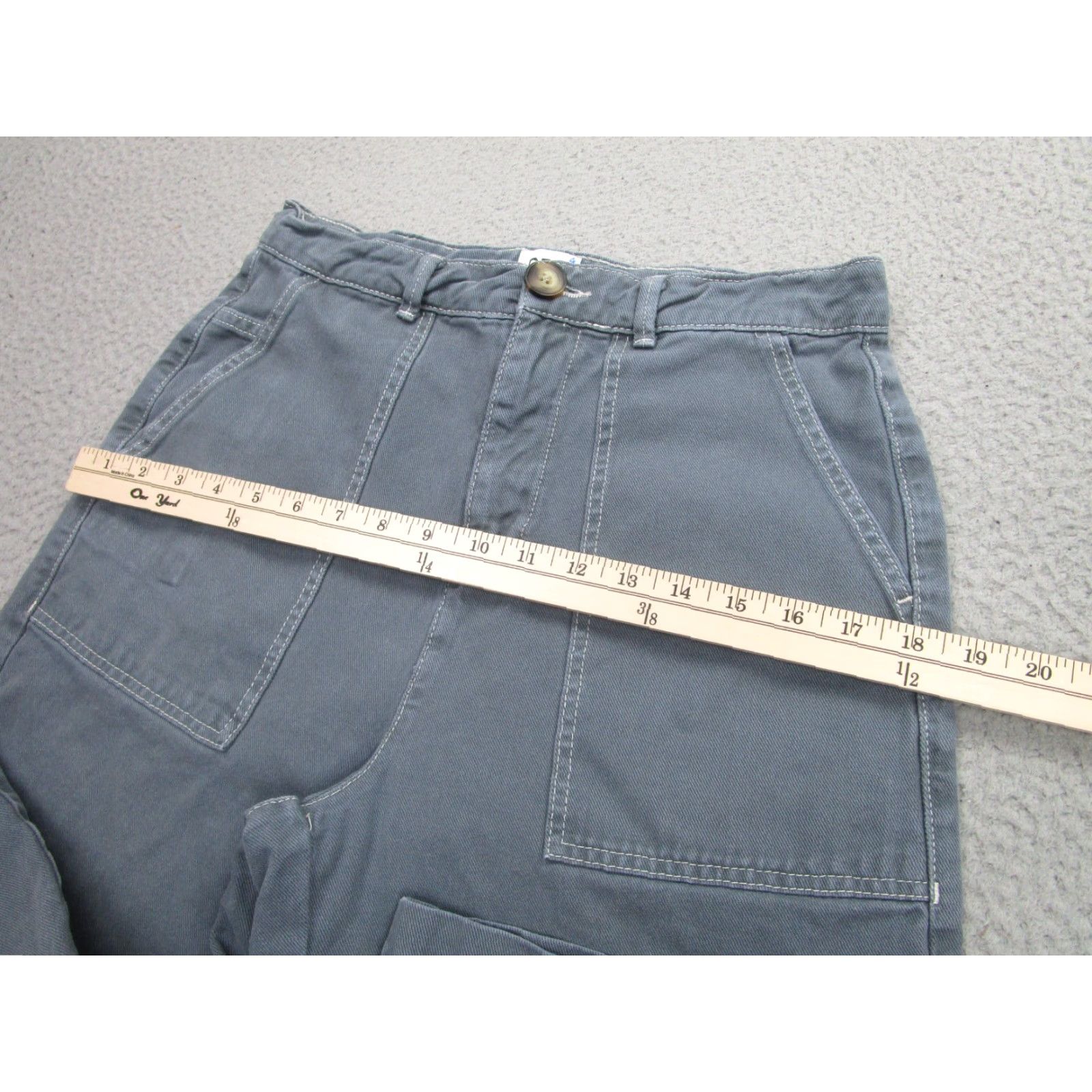 Bdg BDG Jeans Womens 29 Gray Straight Leg 90s Grunge Punk Baggy Denim Trousers Size 29" - 5 Thumbnail
