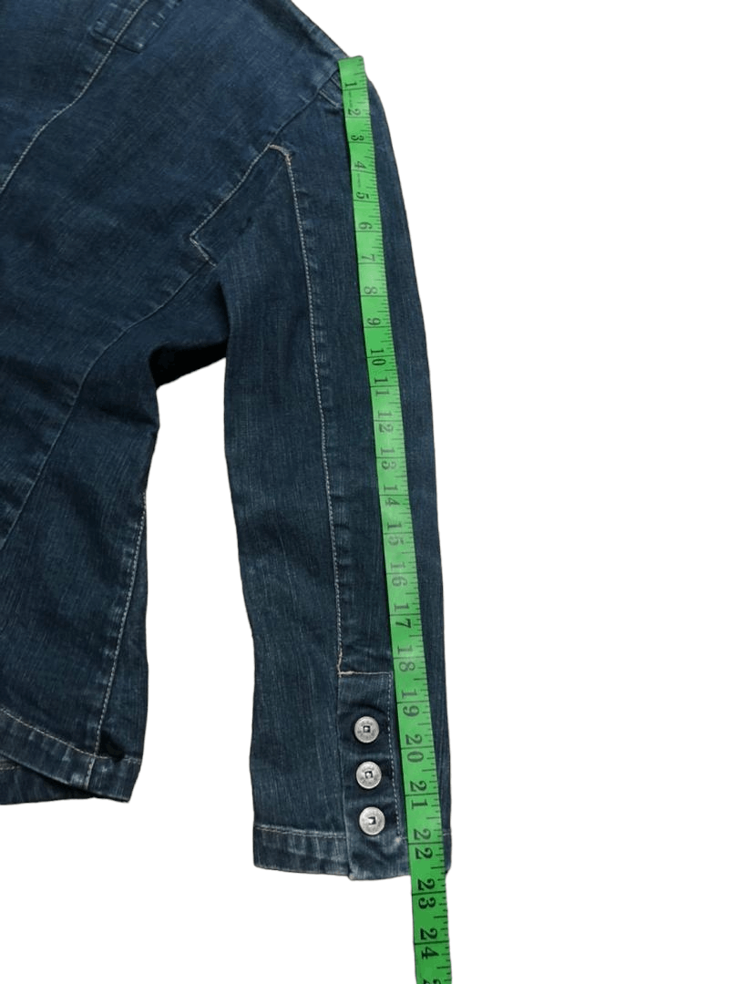 Japanese Brand Marithe Francois Girbaud Denim Double Breasted Coat Jacket Size S / US 4 / IT 40 - 25 Thumbnail
