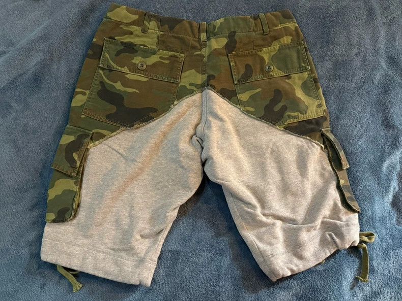 Greg Lauren Greg Lauren size3 Drawstring tied with lanyard, camouflage Size US 44 / EU 60 - 2 Thumbnail