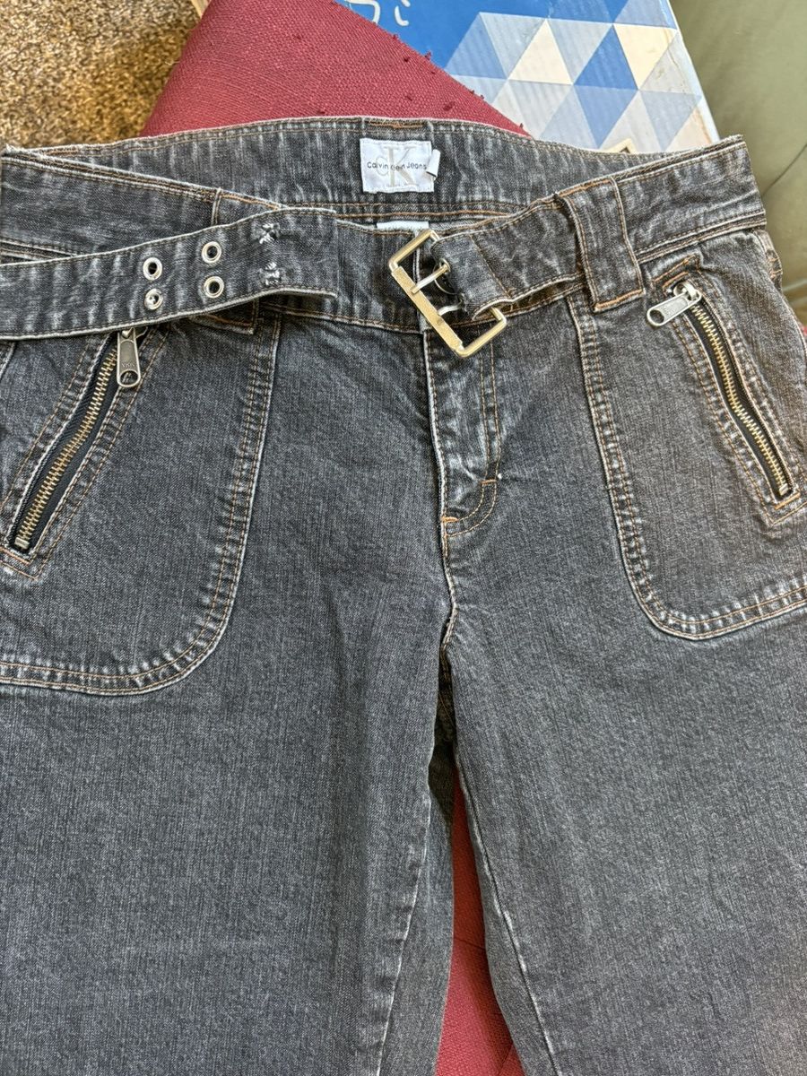 Calvin Klein Vintage 90s Calvin Klein flared denim Size 30" / US 8 / IT 44 - 1 Thumbnail
