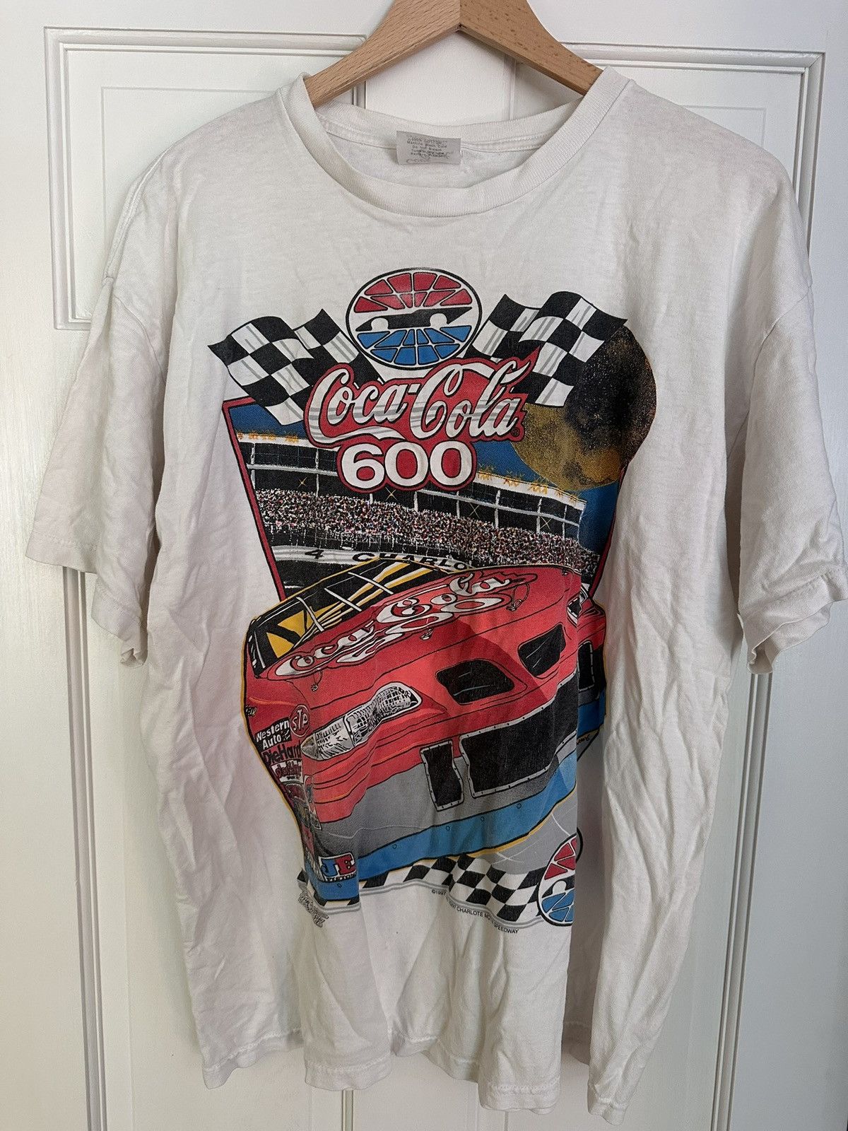NASCAR Vintage 1997 NASCAR Coca-Cola 600 Race Tee Size US L / EU 52-54 / 3 - 1 Thumbnail