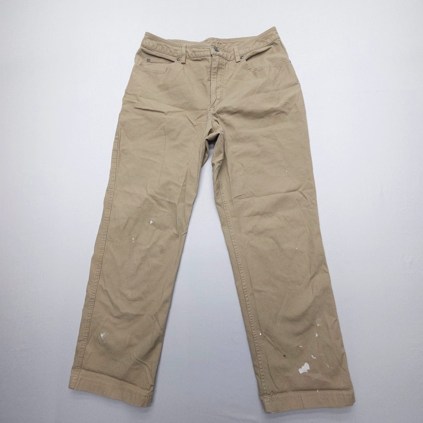 Vintage Duluth DuluthFlex Fire Hose Work Pants Womens 10 x 31 Tan Chino Stretch Pockets Casual, Workwear Modern Regular Size 10 Beige/Khaki Womens Size 32" / US 10 / IT 46 - 3 Thumbnail