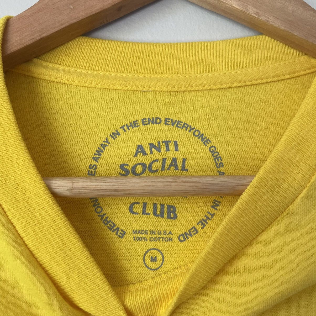 Anti Social Social Club Anti Social Social Club Underglow Rose Tee 'Yellow' Size M / US 6-8 / IT 42-44 - 6 Thumbnail