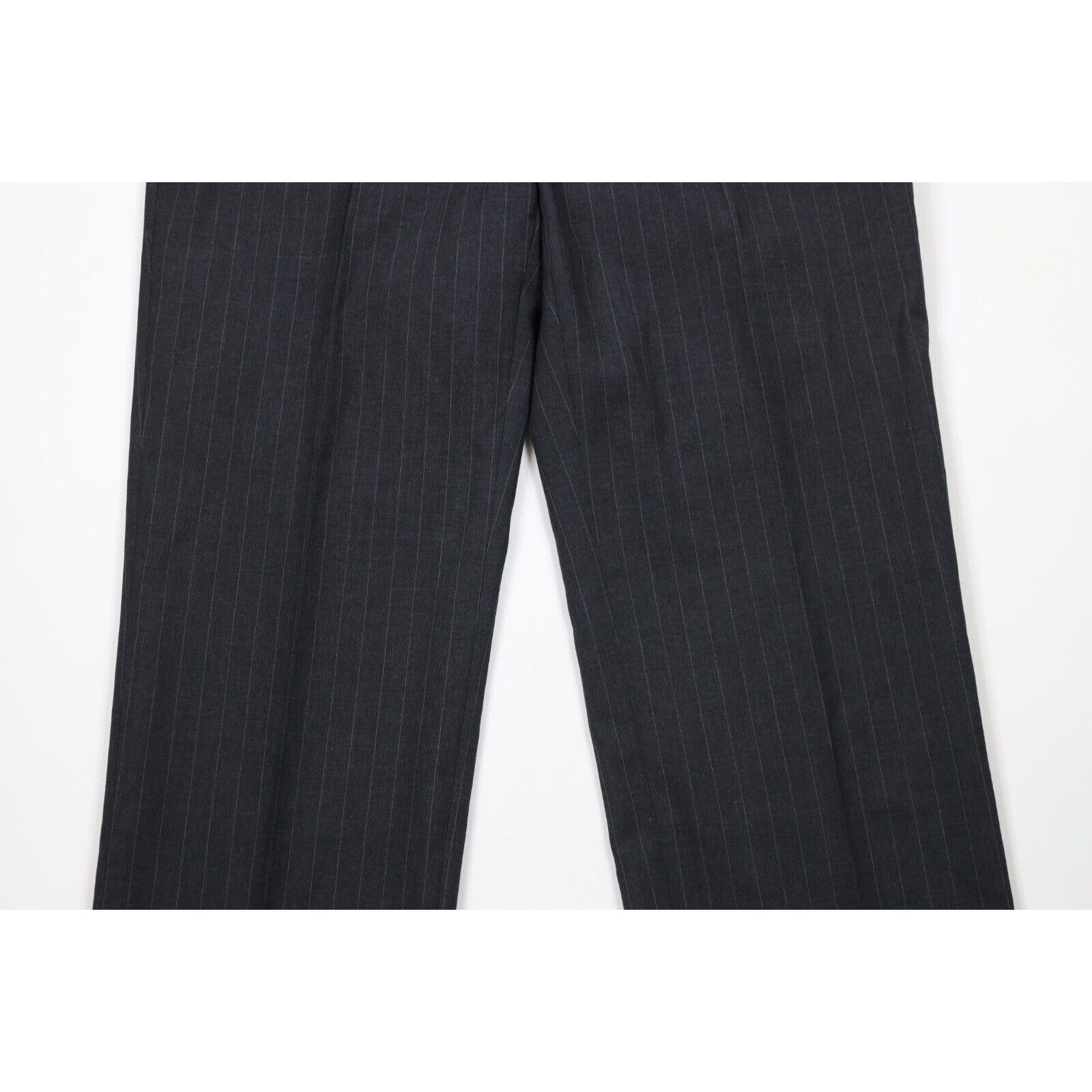 Vintage Vintage 70s Savile Row Hardy Amies Pinstriped Wool Suit Size 44L - 18 Thumbnail