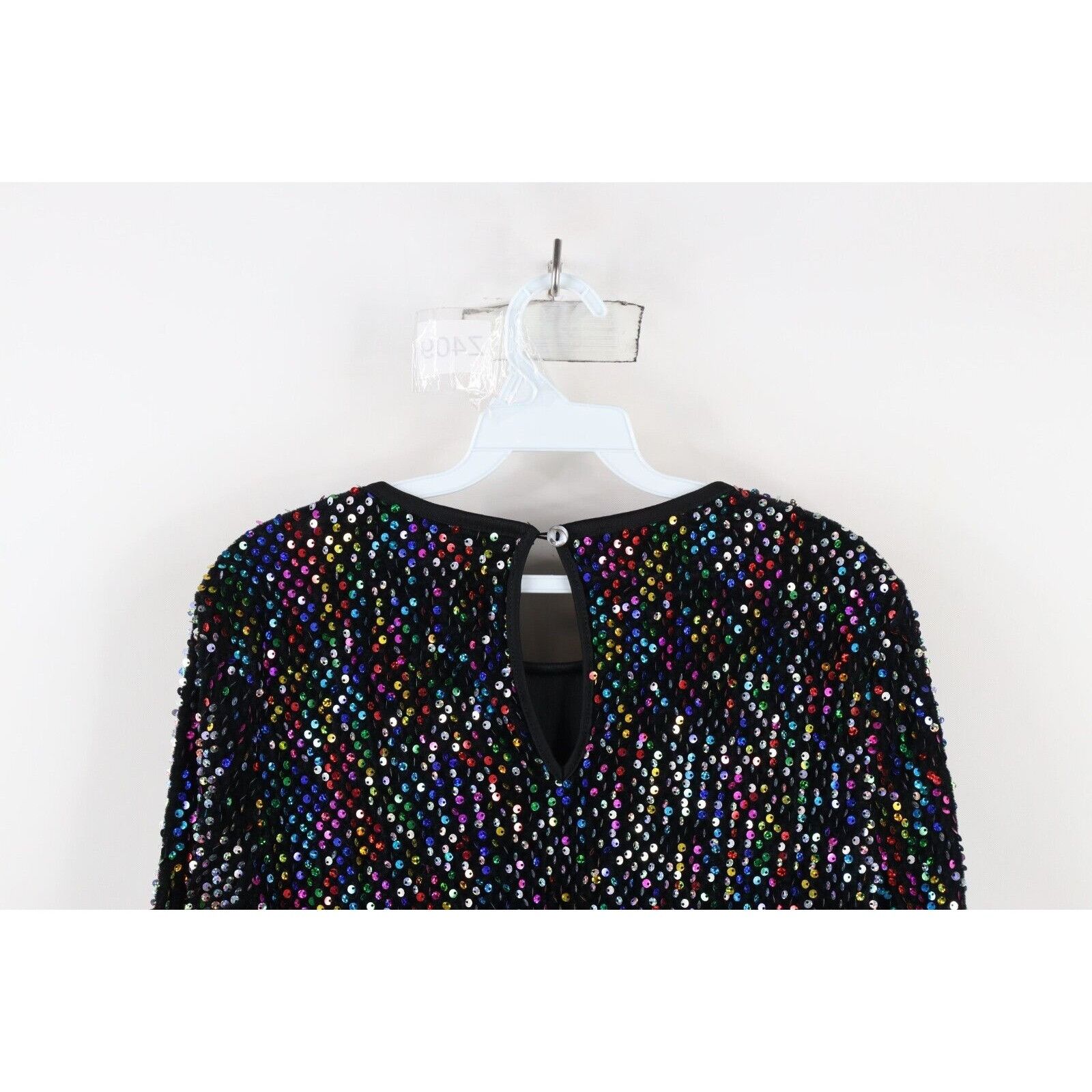 Vintage Vintage 90s Y2K Streetwear Rainbow Sequin Dress Size M / US 6-8 / IT 42-44 - 14 Thumbnail