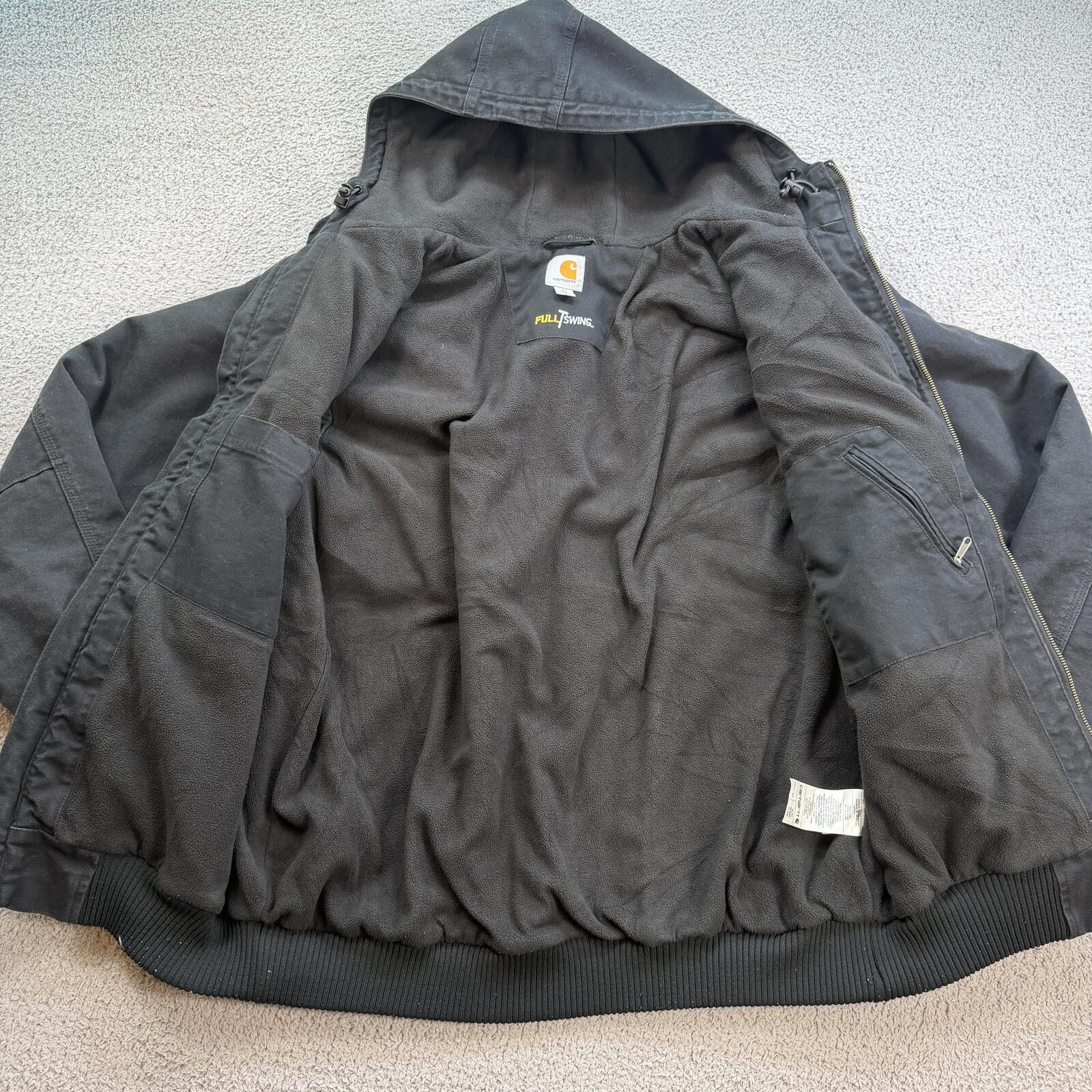 Carhartt Carhartt Full Swing Hooded Jacket XL TalL Fleece Duck Canvas Size US XL / EU 56 / 4 - 3 Thumbnail