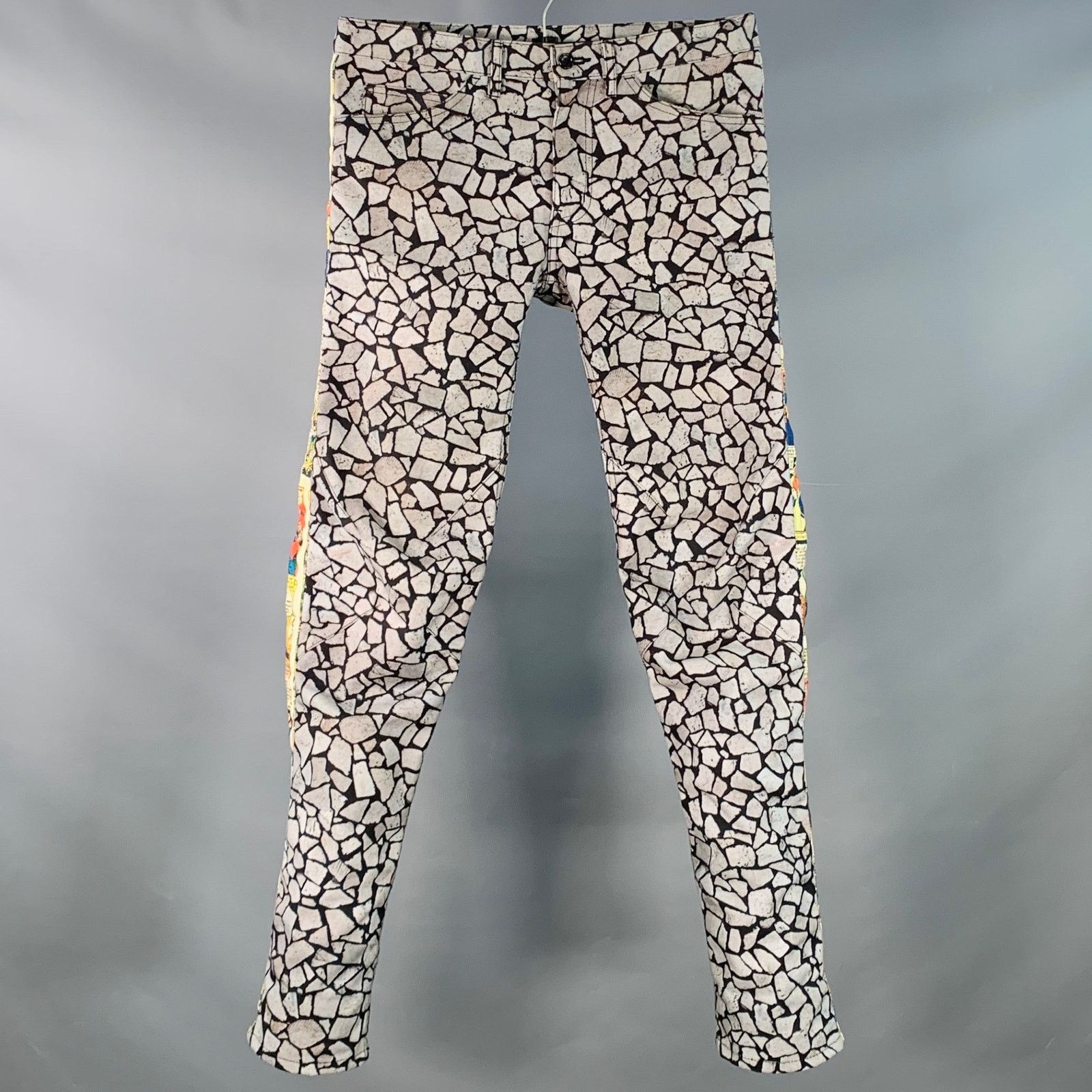 Comme des Garcons Homme Plus COMME des GARCONS HOMME PLUS Comic Denim Jeans Size US 32 / EU 48 - 1 Thumbnail