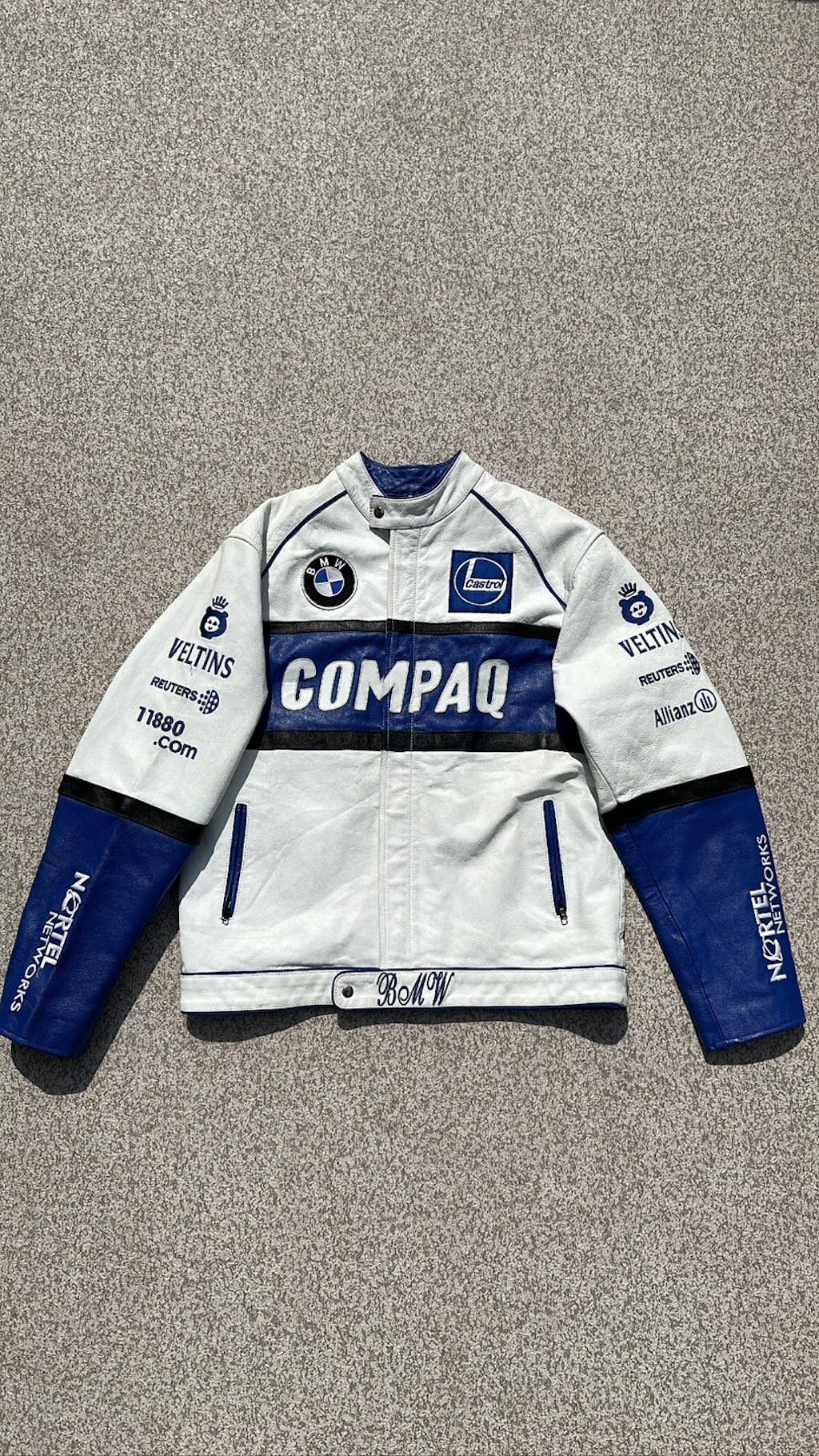 BMW BMW 90s Racing Leather Jacket Rare Streetwear Size US S / EU 44-46 / 1 - 1 Thumbnail