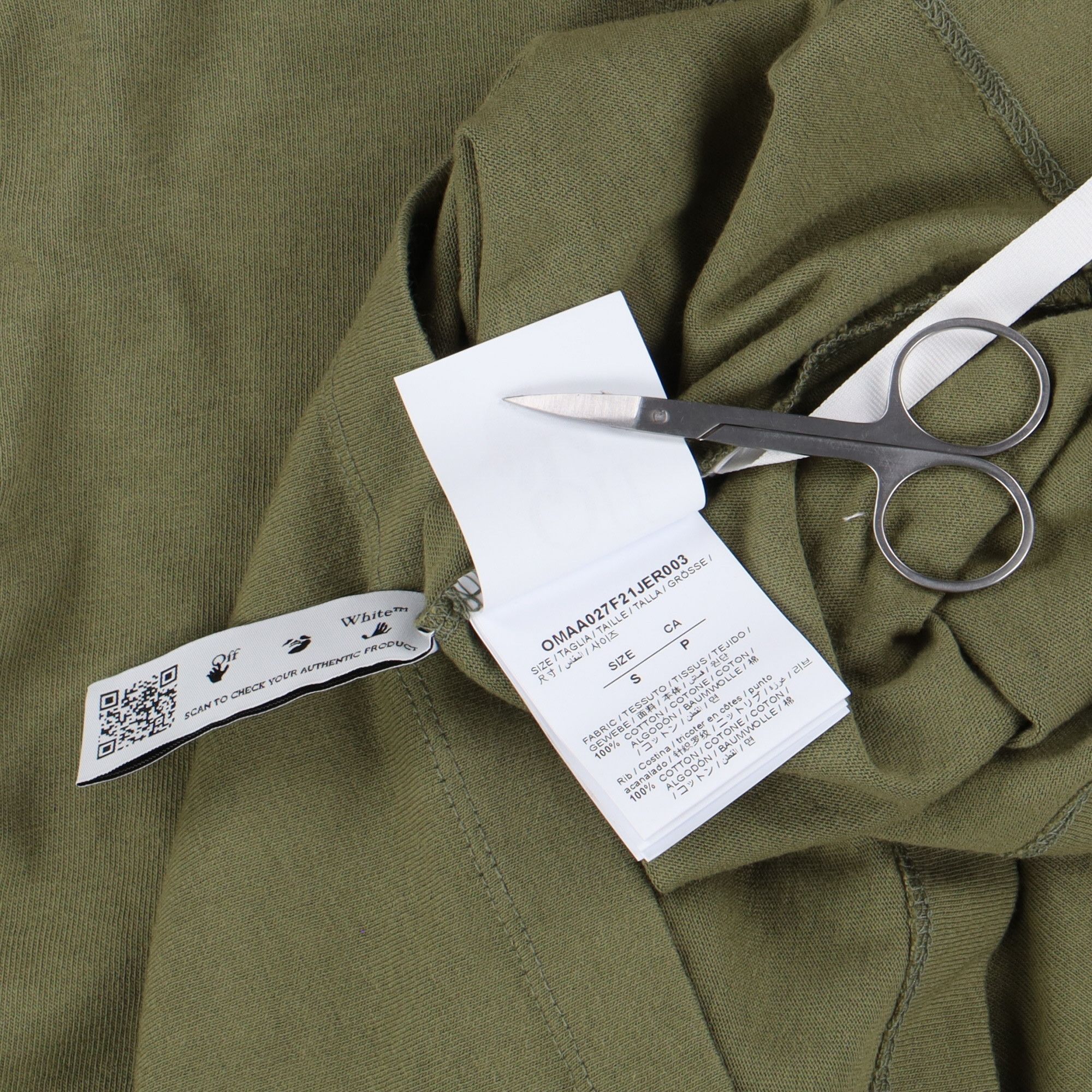 Off-White Green Rubber Arrow Font Logo T-Shirt Size US S / EU 44-46 / 1 - 6 Thumbnail
