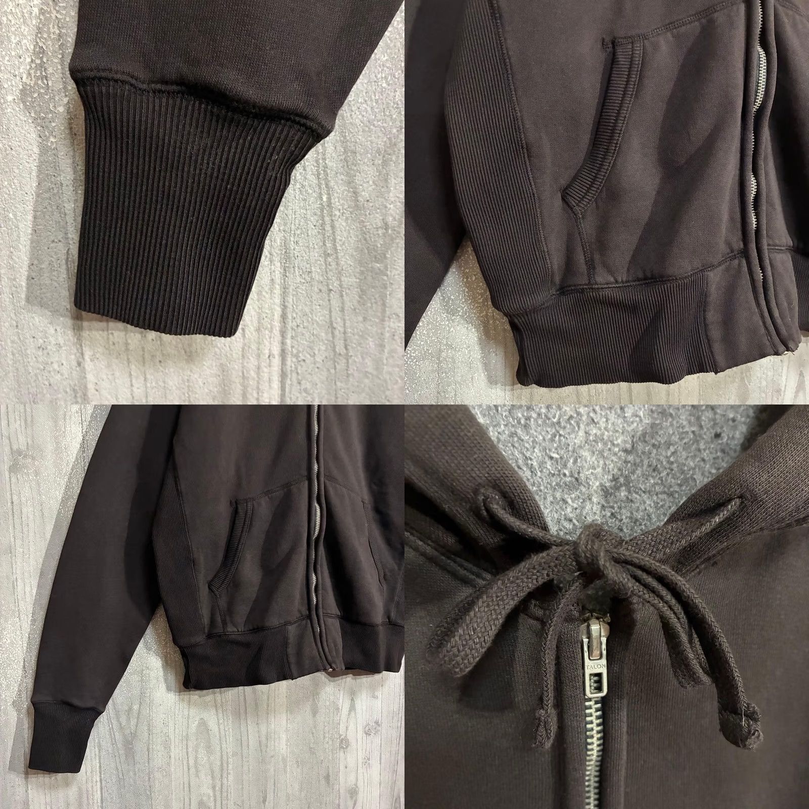 Ralph Lauren RRL RALPH LAUREN Hoodie Men's Side Zip-Up Full Zip Brown Size L Solid casual Used Size US L / EU 52-54 / 3 - 9 Thumbnail