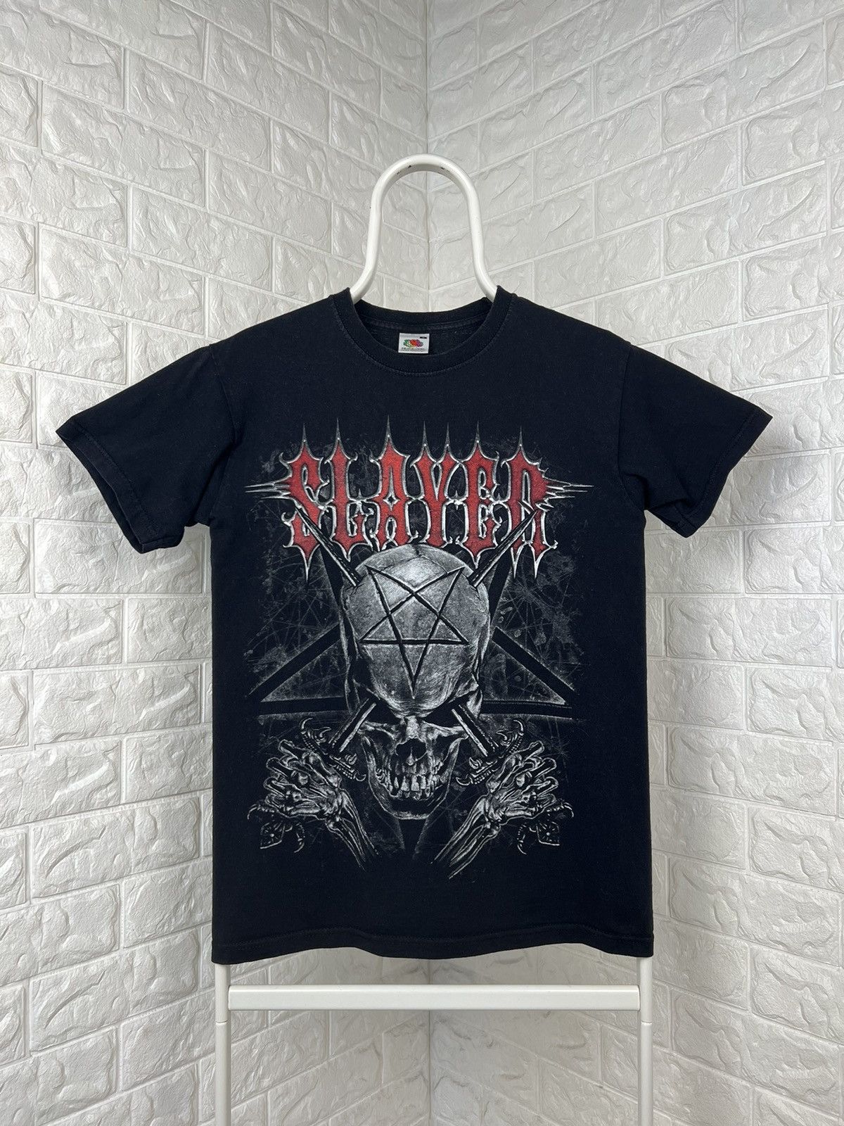 Band Tees × Slayer × Vintage Slayer World Domination Tour 2013 Size US S / EU 44-46 / 1 - 1 Thumbnail