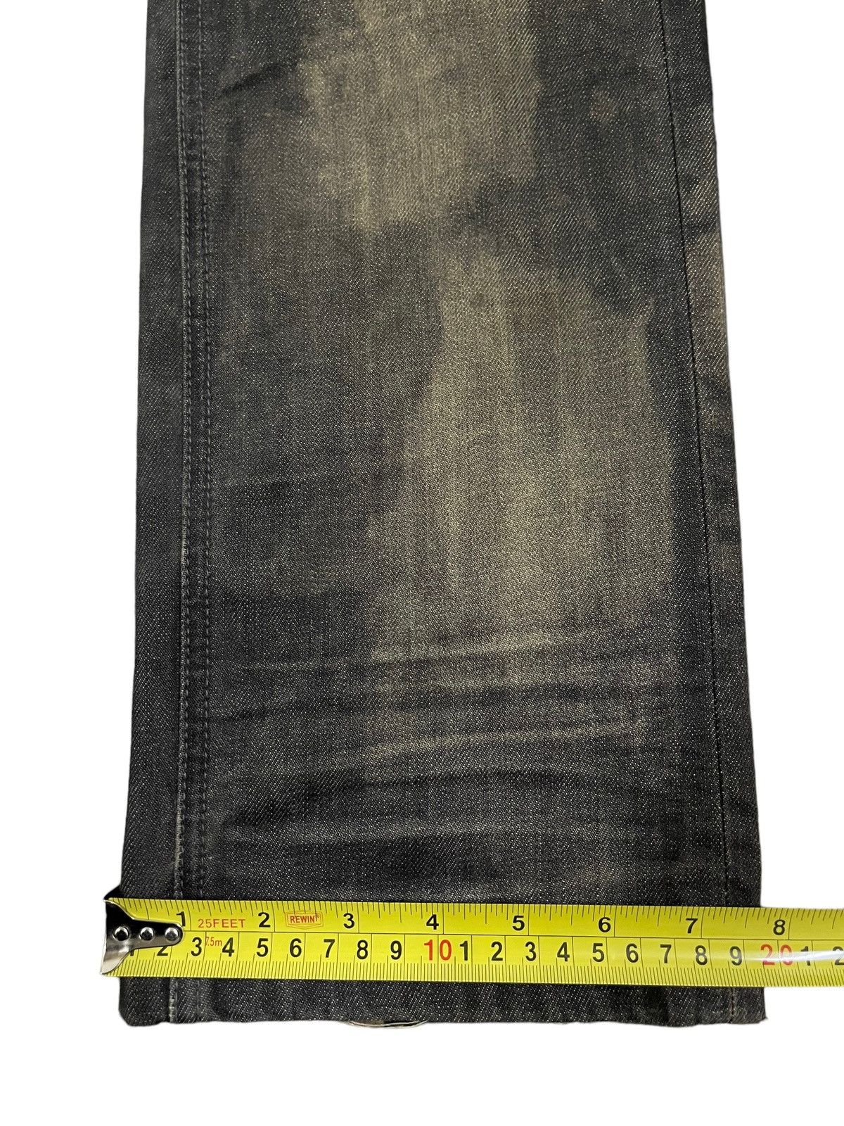 Japanese Brand Vintage Japanese Semantic Design Faded Wash Style Jeans Size US 32 / EU 48 - 15 Thumbnail