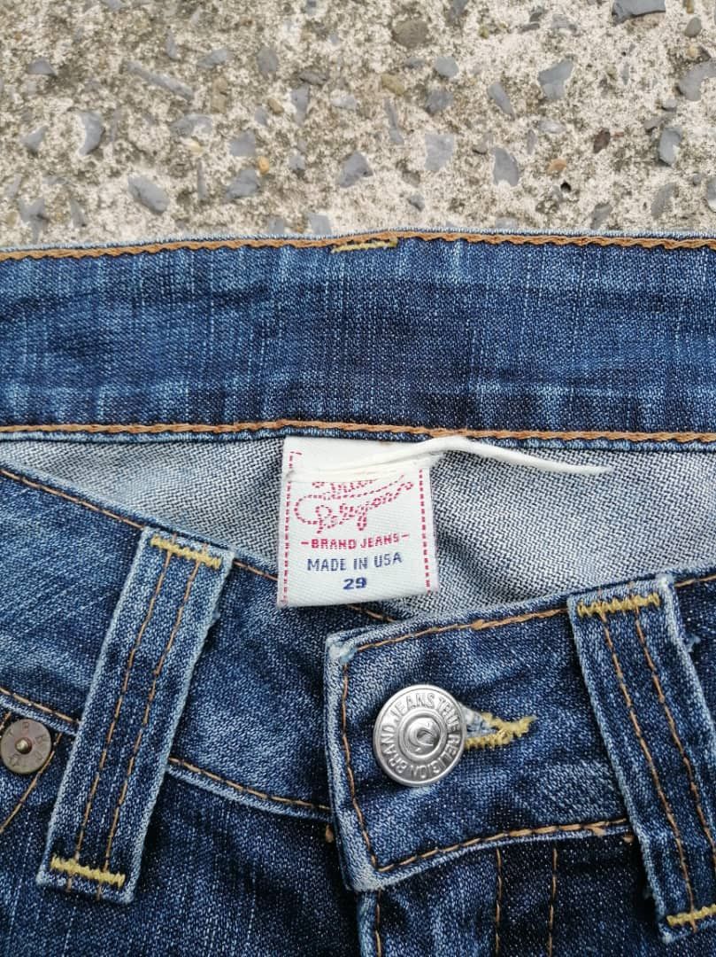 True Religion True Religion Steve Section Denim Jeans Size 30" / US 8 / IT 44 - 3 Thumbnail