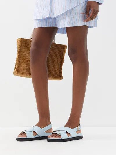 Marni o1y1025 Sandals in Sky Blue Size US 5 / IT 35 - 5 Thumbnail