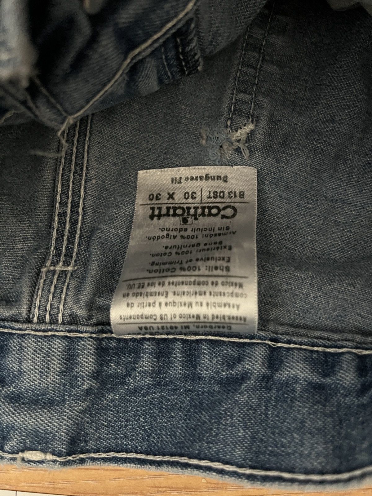 Carhartt vtg carhartt denim pants Size US 30 / EU 46 - 9 Thumbnail