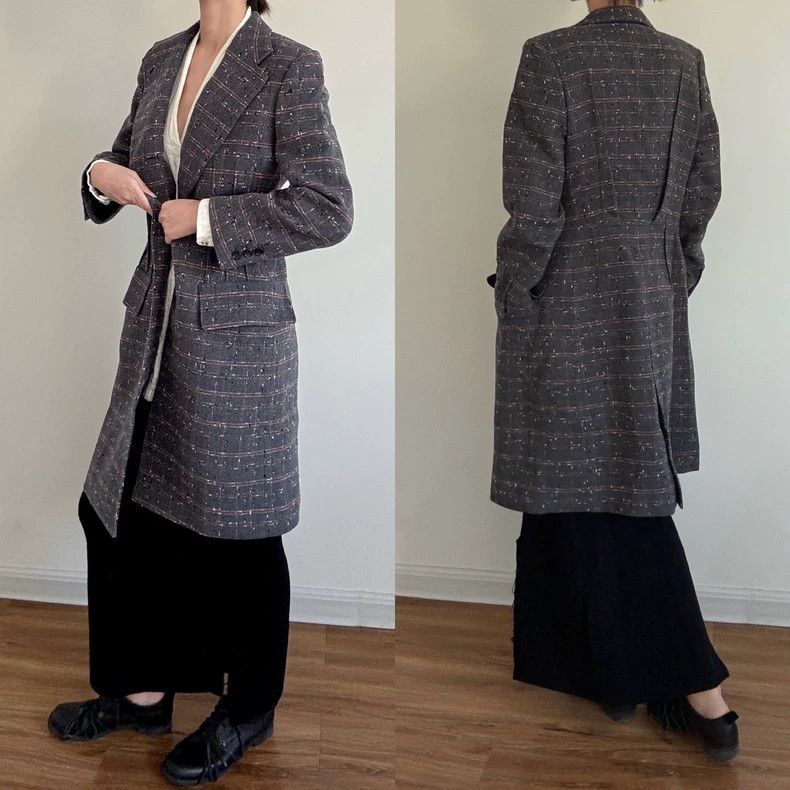 Comme des Garcons Comme des Garcons Wool tweed coat Size M / US 6-8 / IT 42-44 - 6 Thumbnail