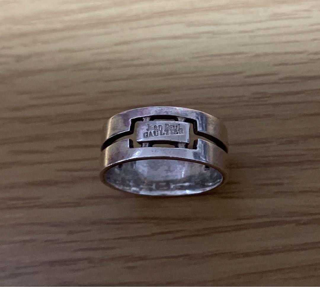 Jean Paul Gaultier .925 Silver Logo Cutout Ring Size ONE SIZE - 1 Thumbnail