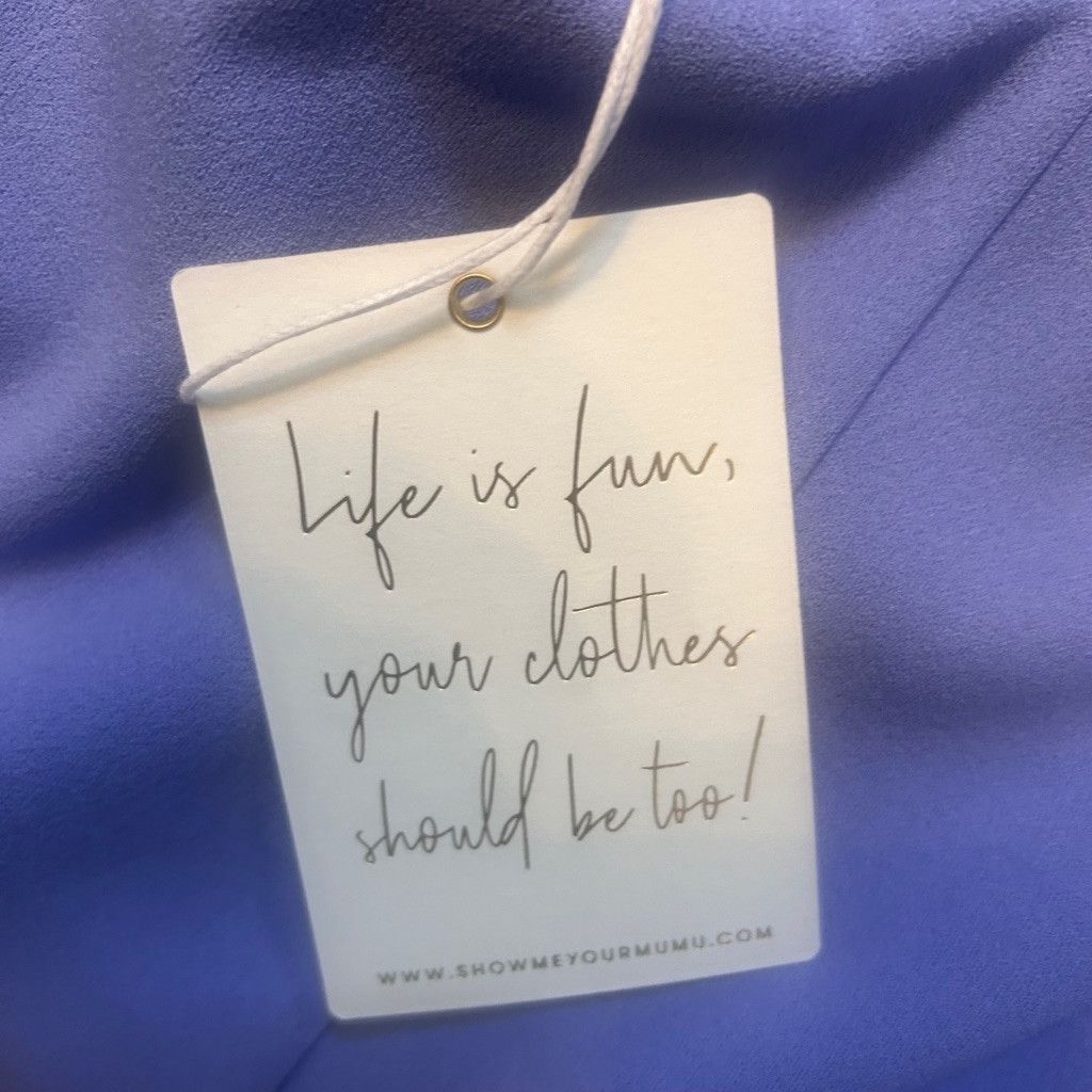Show Me Your MuMu Women's show me Your MuMu Luca Periwinkle Dress L Size L / US 10 / IT 46 - 6 Thumbnail