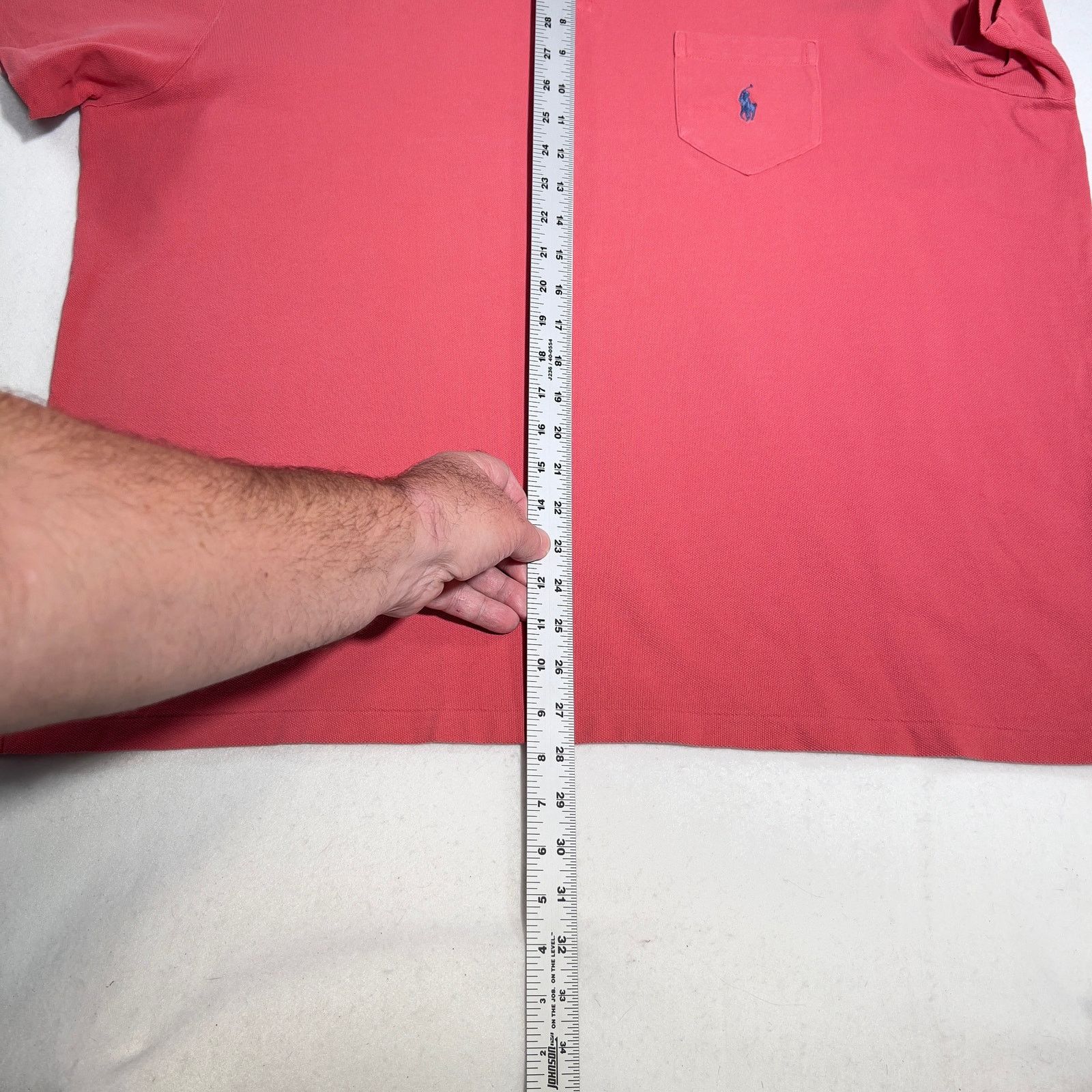 Polo Ralph Lauren Polo by Ralph Lauren Custom Fit Polo Blue Pony XXL Pink Size US XXL / EU 58 / 5 - 6 Thumbnail