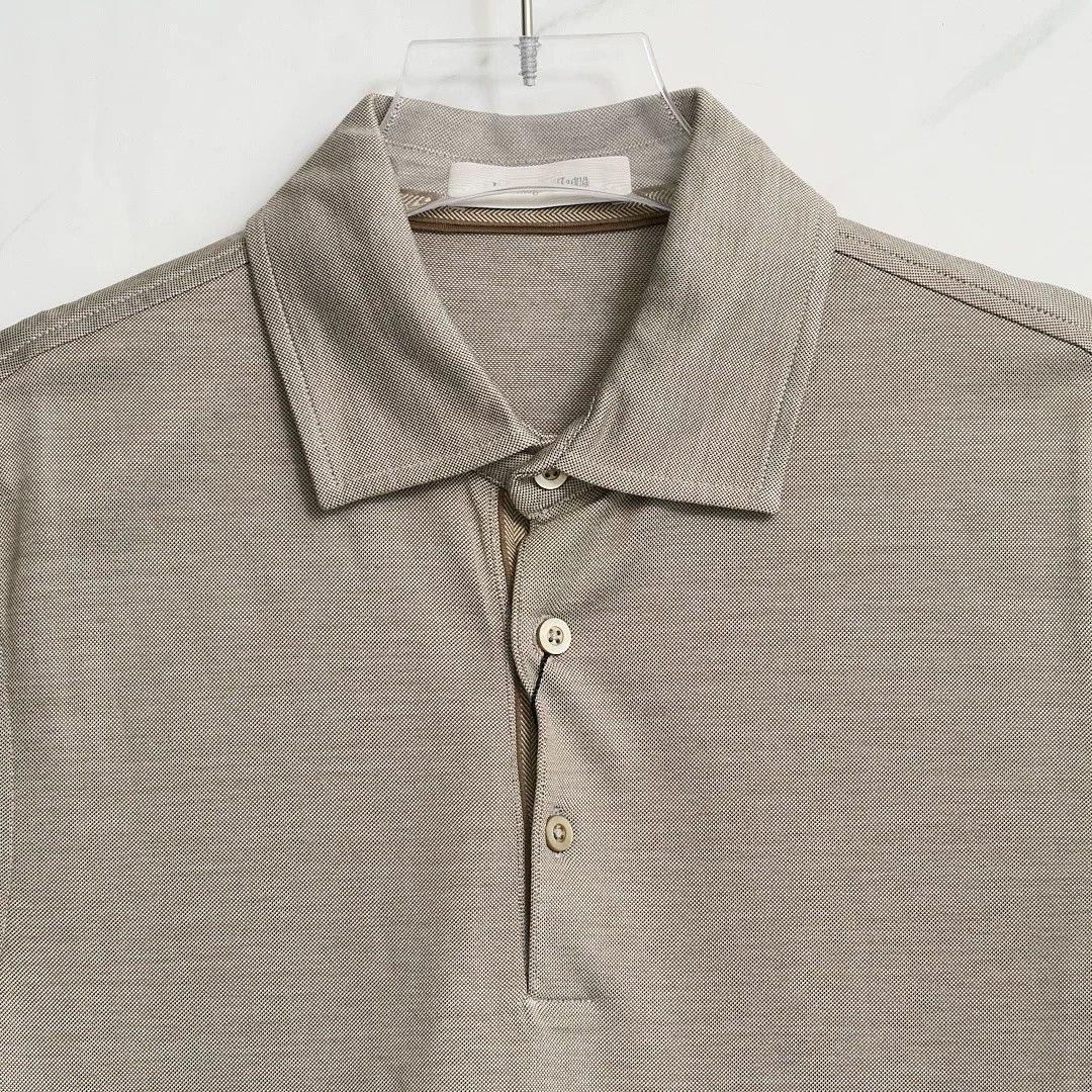 Ermenegildo Zegna Ermenegildo Zegna Men's Lapel Polo Shirt Size US M / EU 48-50 / 2 - 2 Thumbnail
