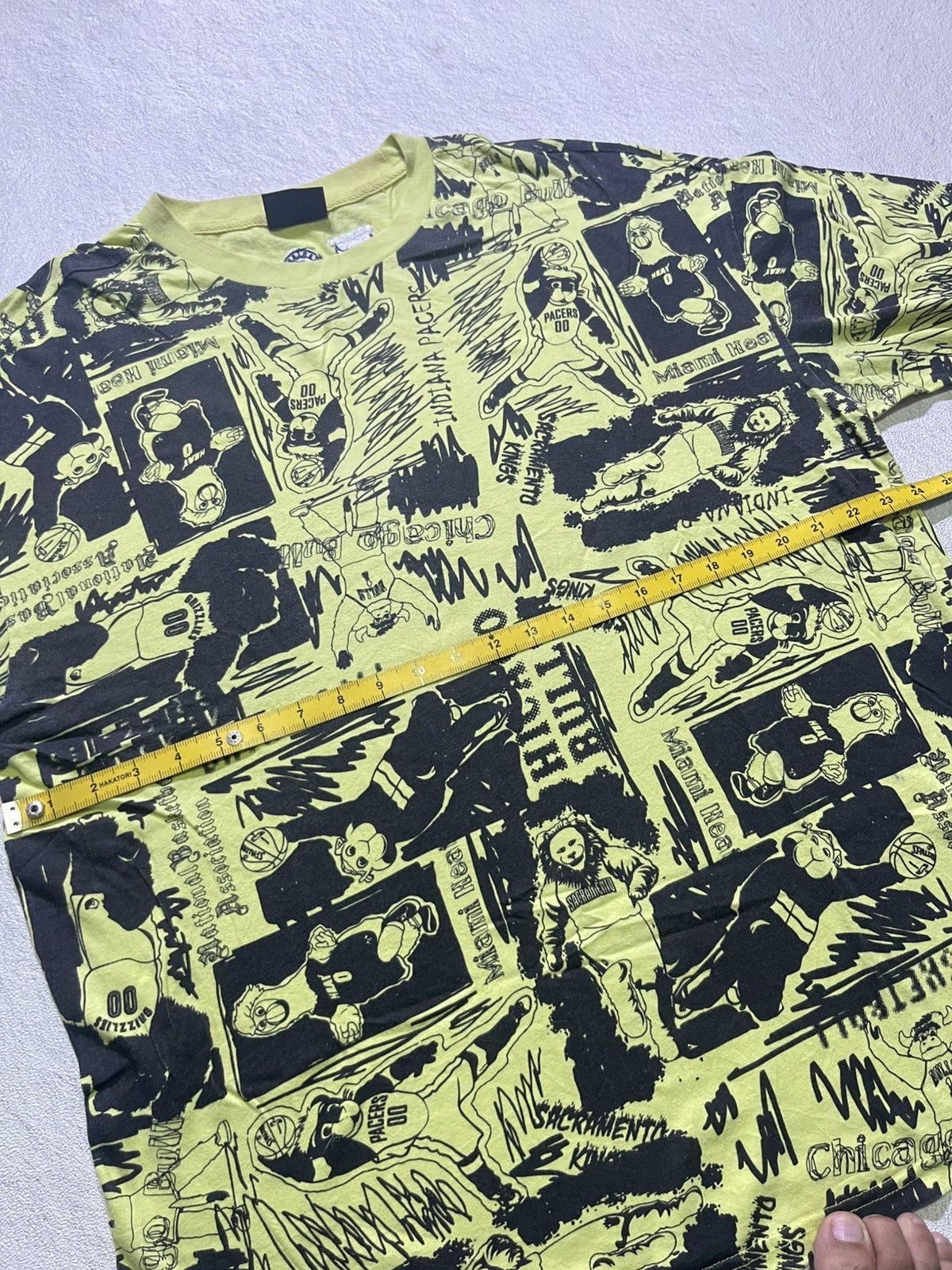 Japanese Brand NBA APO full print short sleeve tshirt Size US XL / EU 56 / 4 - 9 Thumbnail