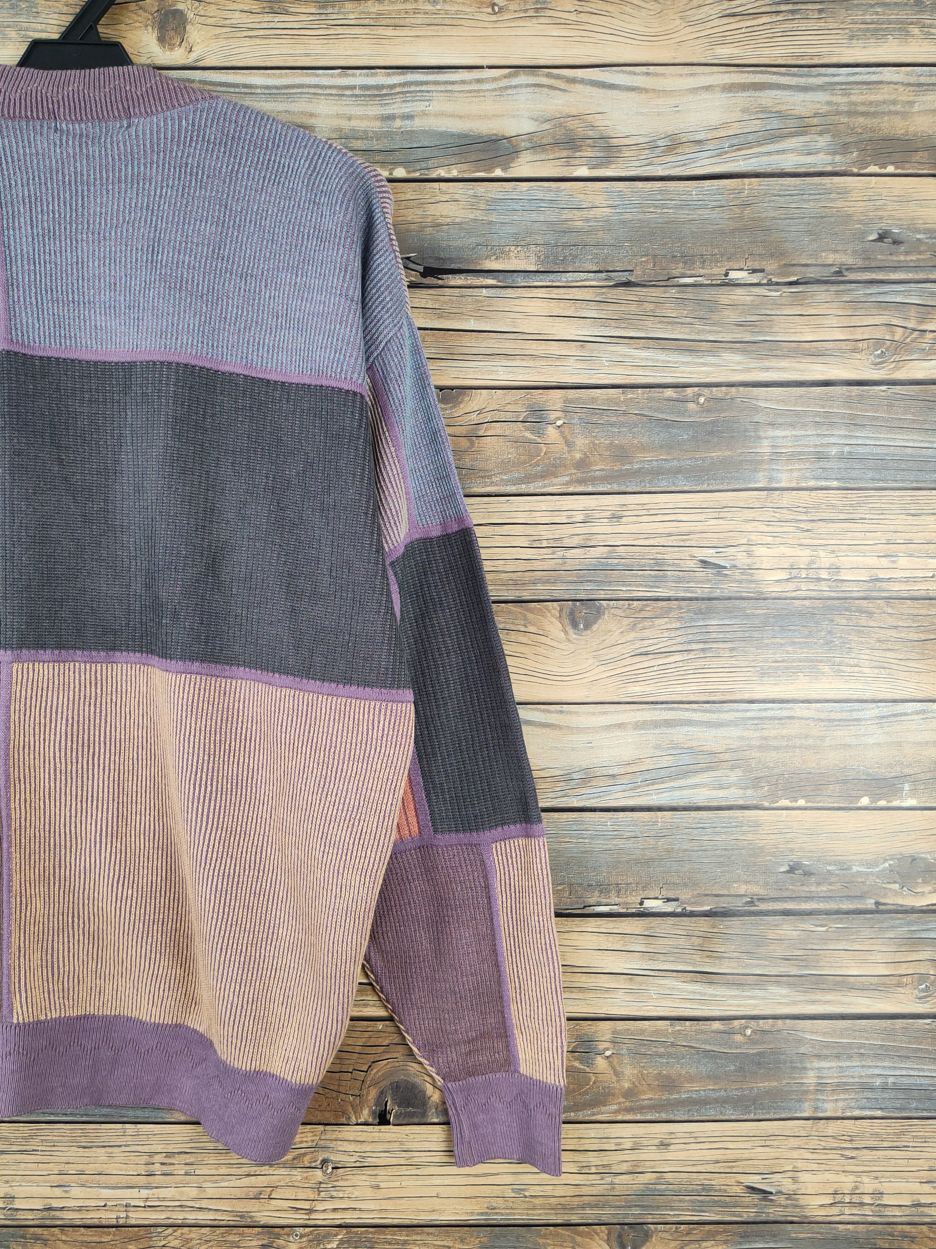 Japanese Brand Paco Rabanne Purple Knitwear Cardigan #W2243 Size US L / EU 52-54 / 3 - 10 Thumbnail