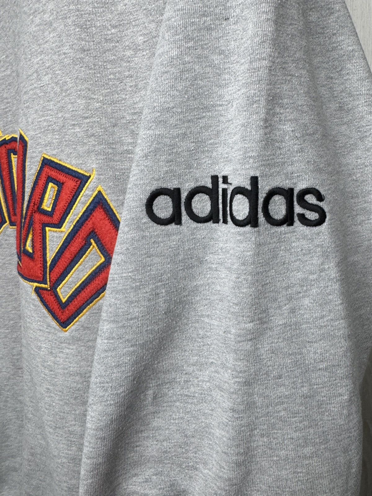 Adidas Adidas Dikembe Mutombo #55 vintage 90s grey sweatshirt M Size US M / EU 48-50 / 2 - 6 Thumbnail