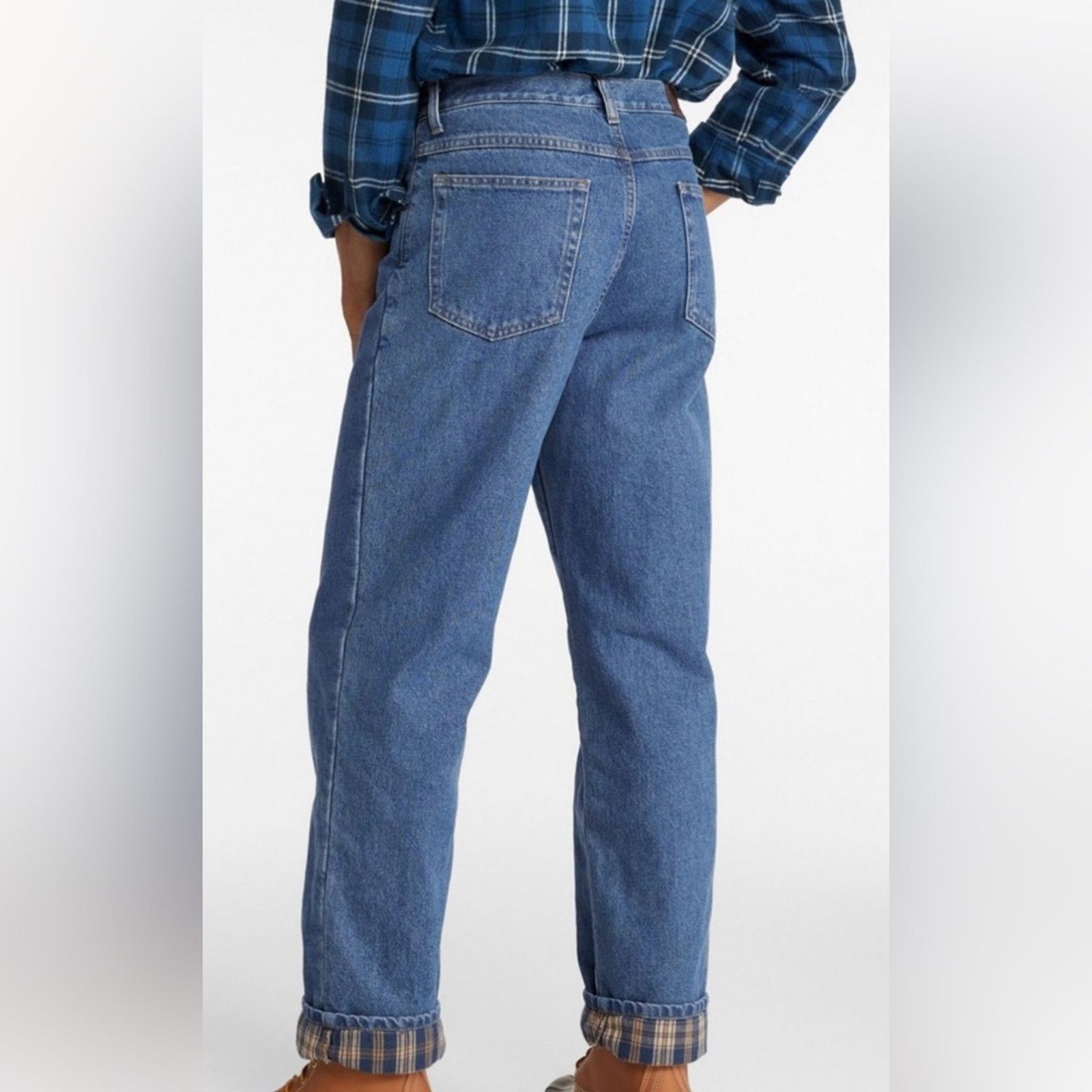 L.L. Bean L.L. Bean Blue Relaxed Jeans Straight Leg Size US 34 / EU 50 - 2 Thumbnail