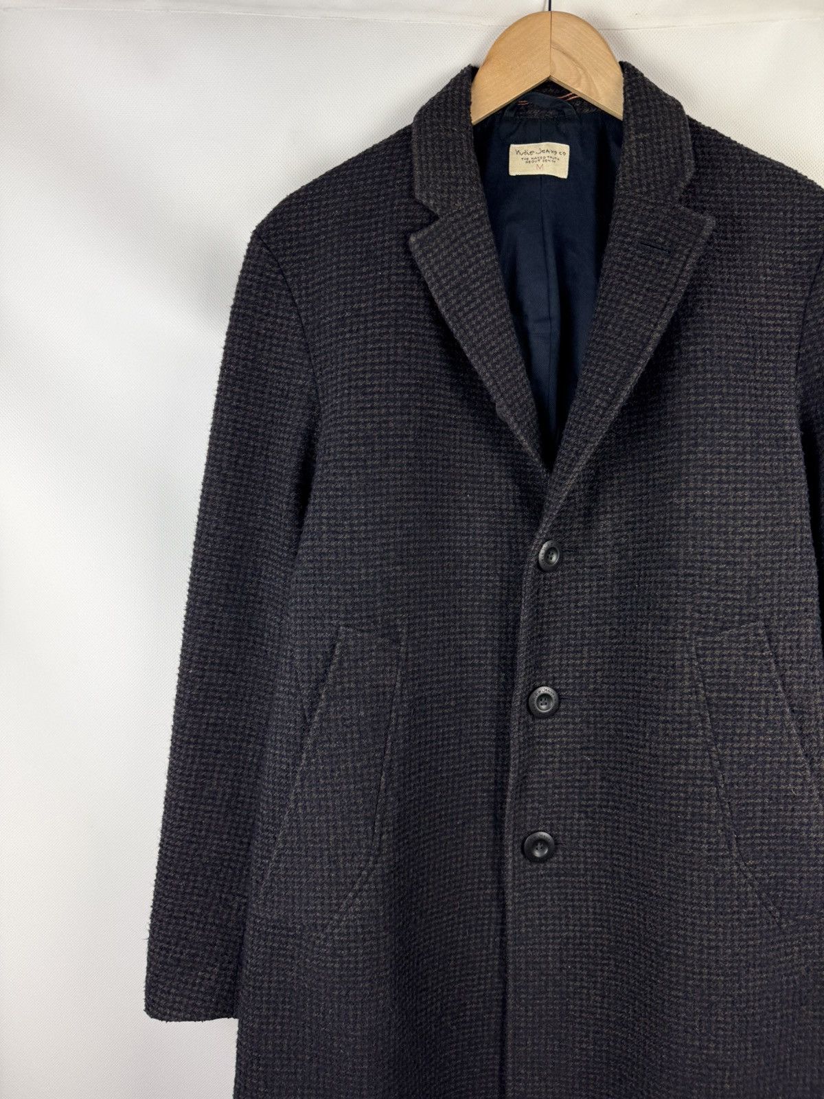 Nudie Jeans Nudie Jeans Co Waldo Recycled Check Wool Coat Jacket Size M Size US M / EU 48-50 / 2 - 4 Thumbnail