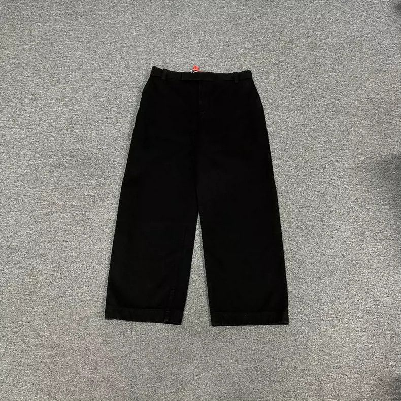 Thom Browne Thom Browne Distressed Wide-Leg Pants - dmc Size US 30 / EU 46 - 1 Thumbnail