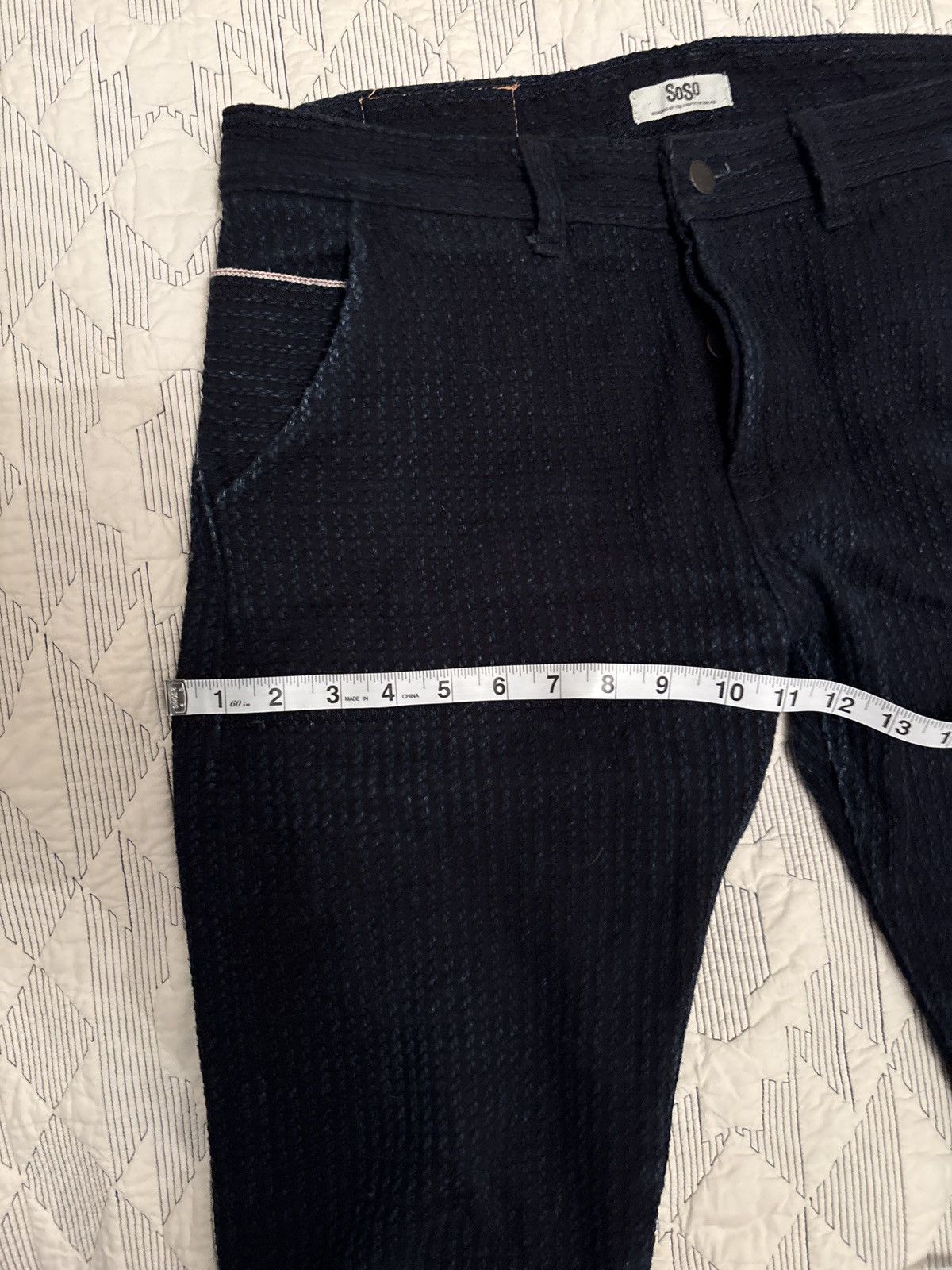SoSo Custom sashiko trouser Size US 32 / EU 48 - 10 Thumbnail