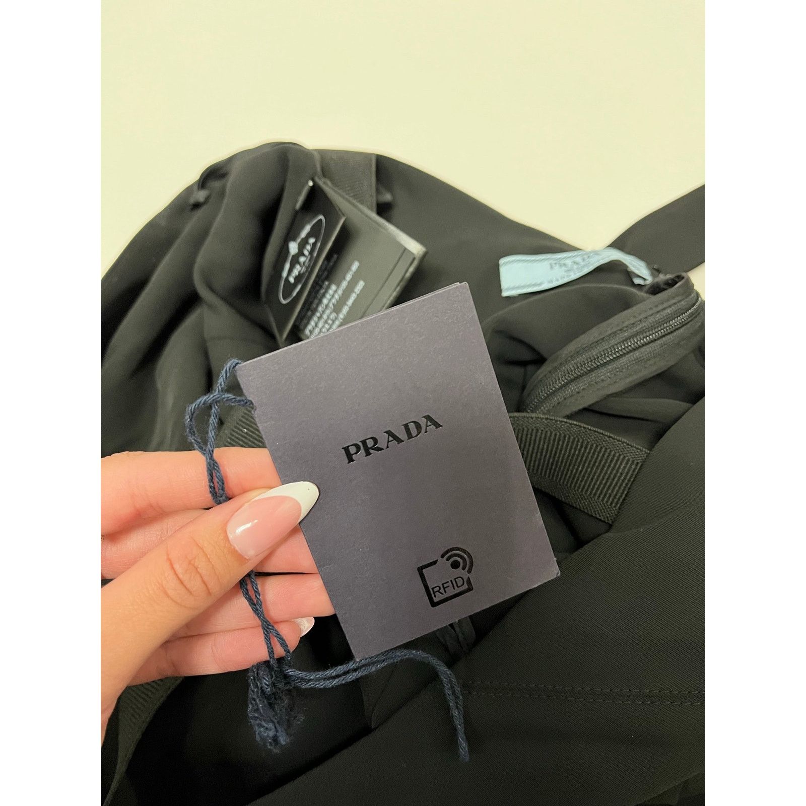 Prada Authentic Prada Triangle Logo Strappy Open Back Mini Dress Size S / US 4 / IT 40 - 8 Thumbnail